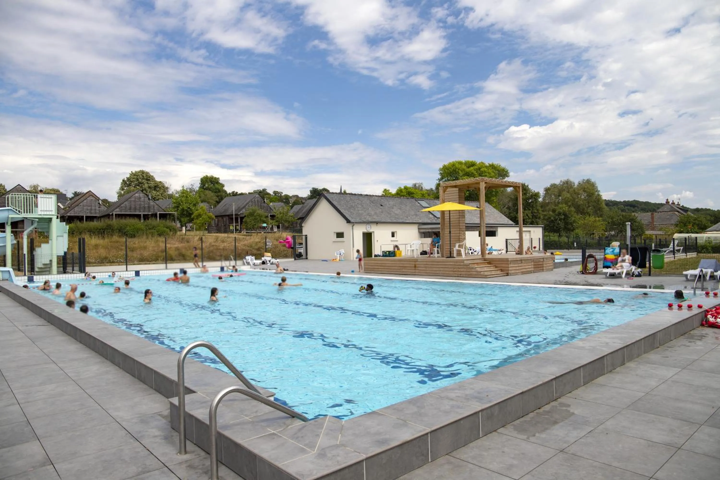 Swimming pool in Les lodges de Sainte-Suzanne
