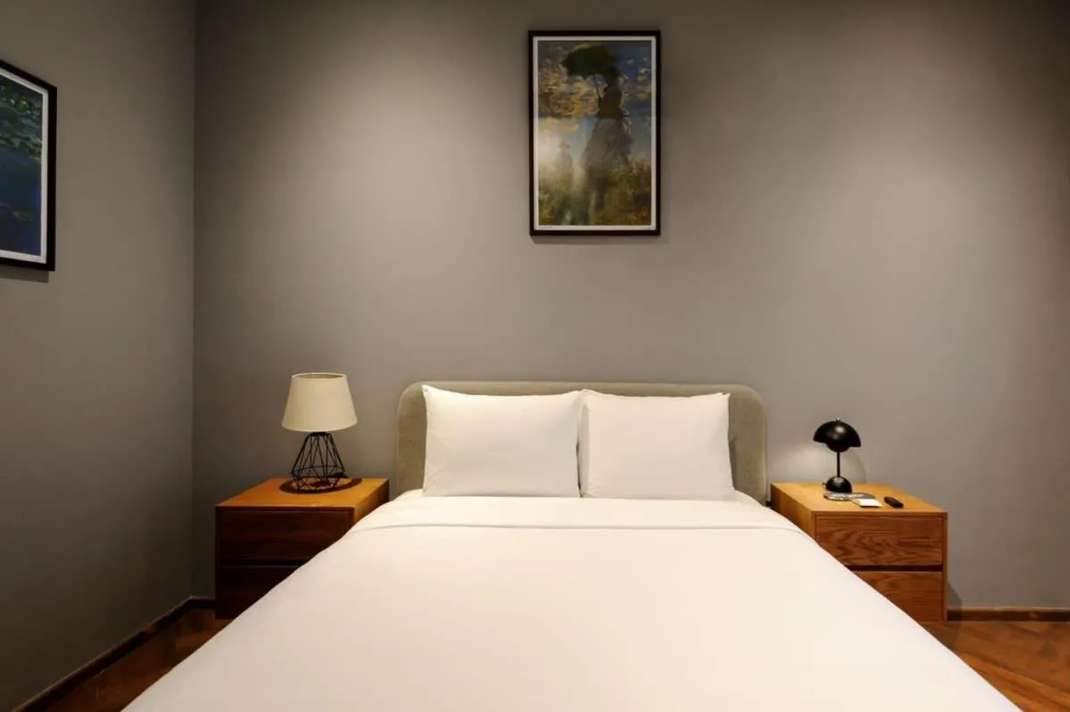 Bed in Captivating 2BR in Cuauhtemoc