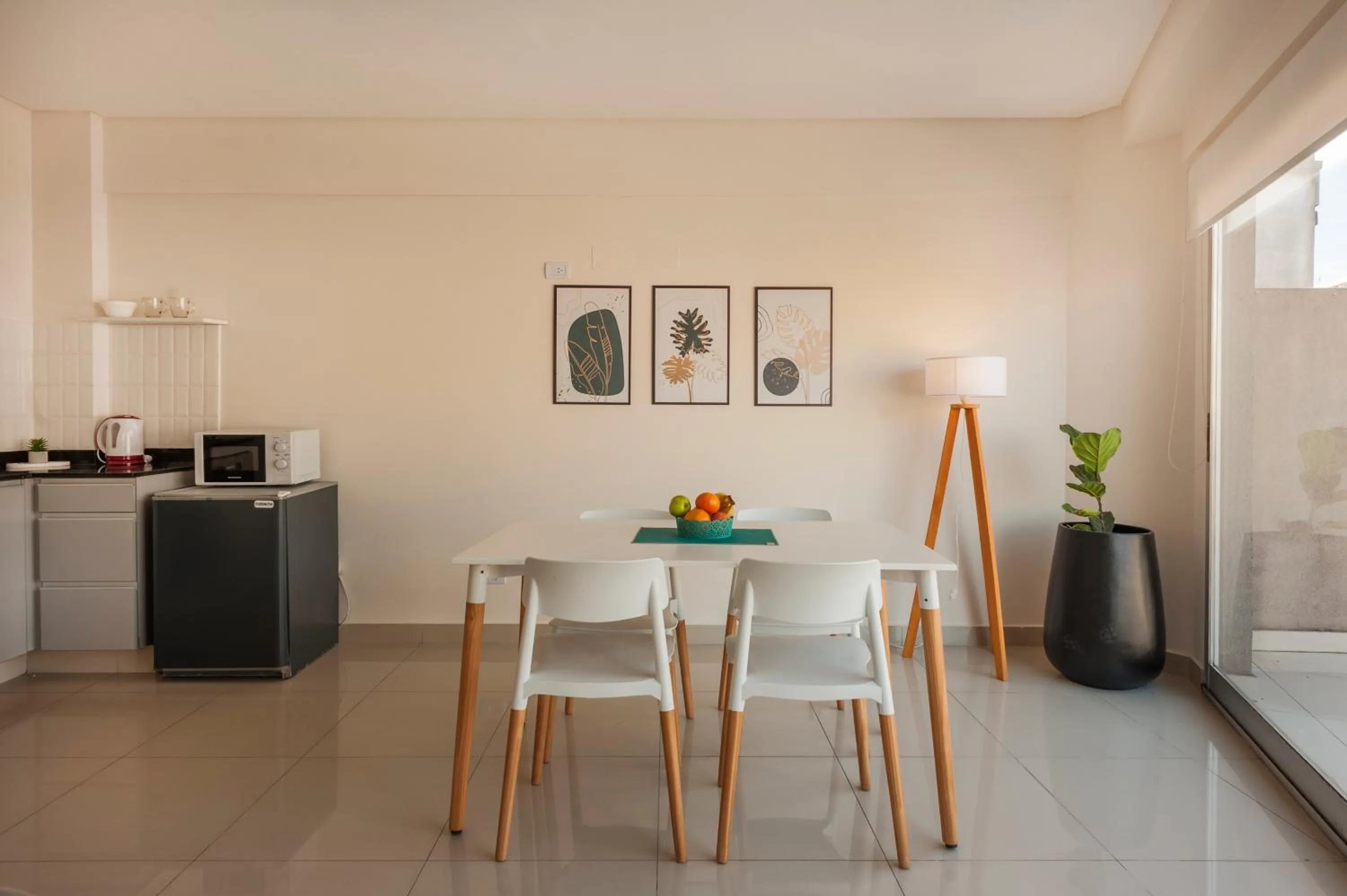 Living room in Báltico Suites