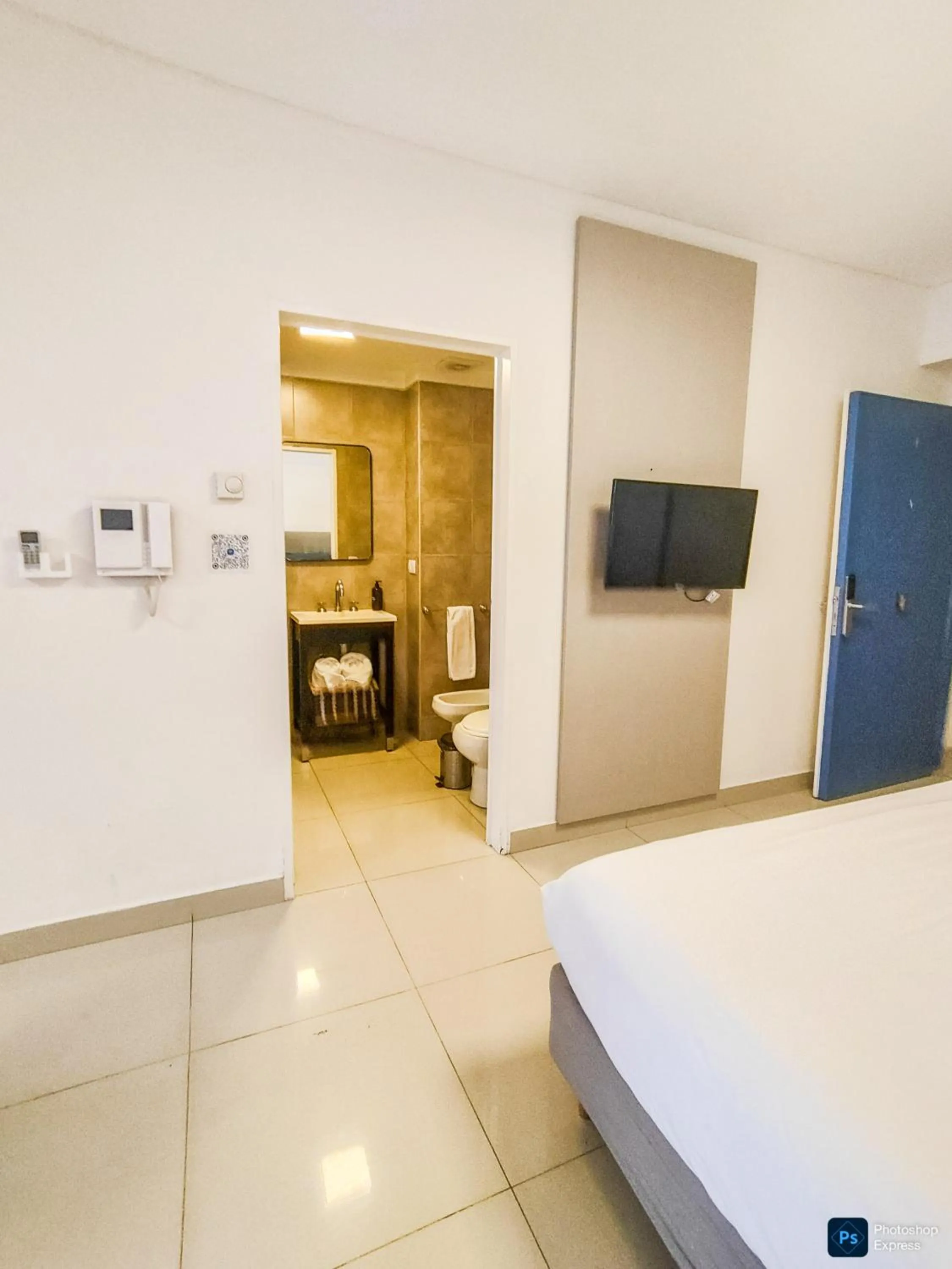 Bed in Báltico Suites