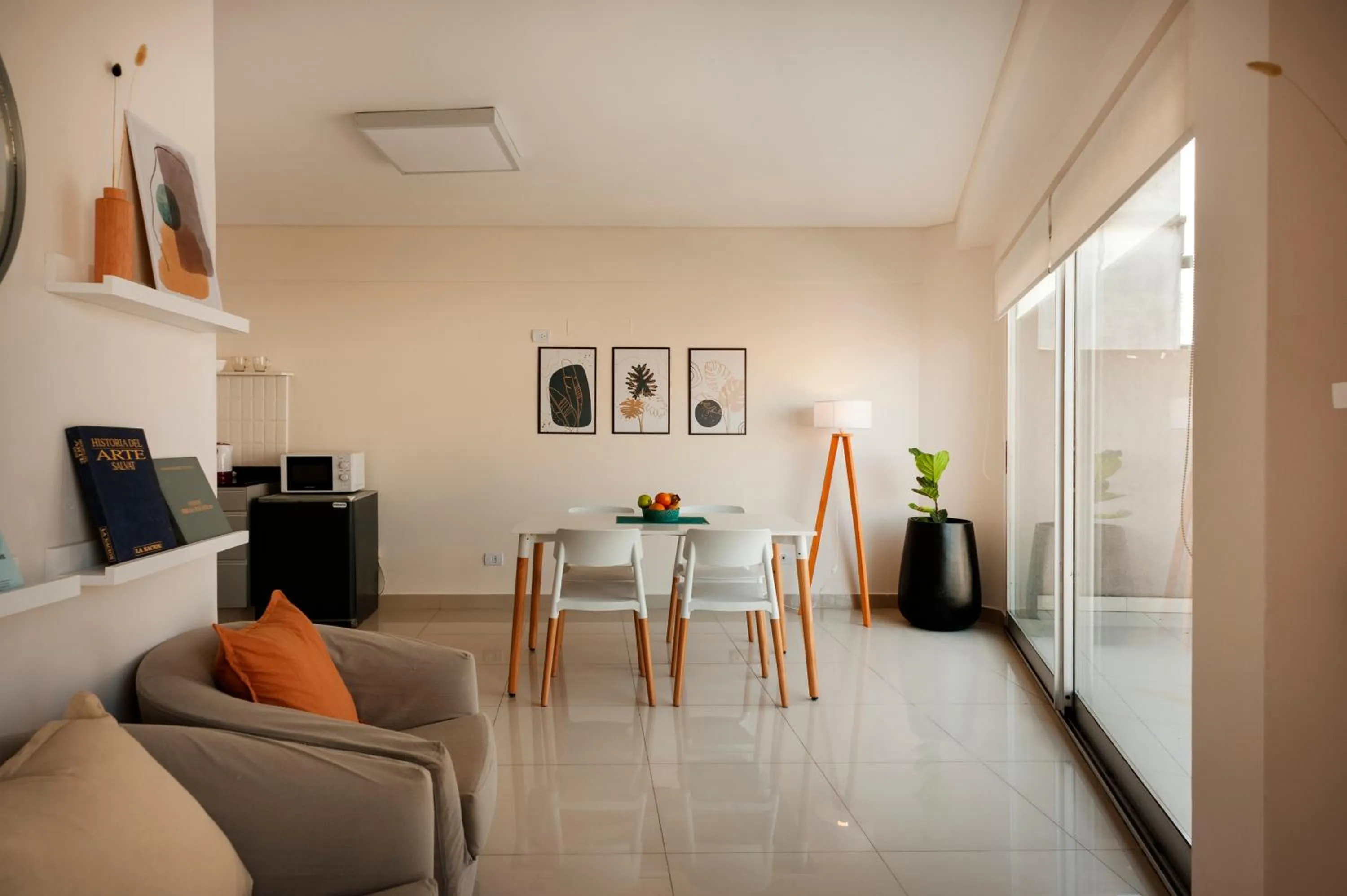 Living room in Báltico Suites