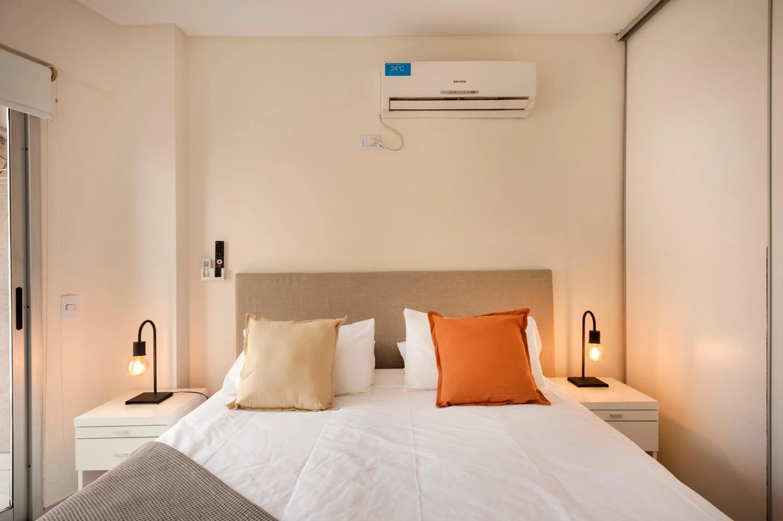 Bed in Báltico Suites