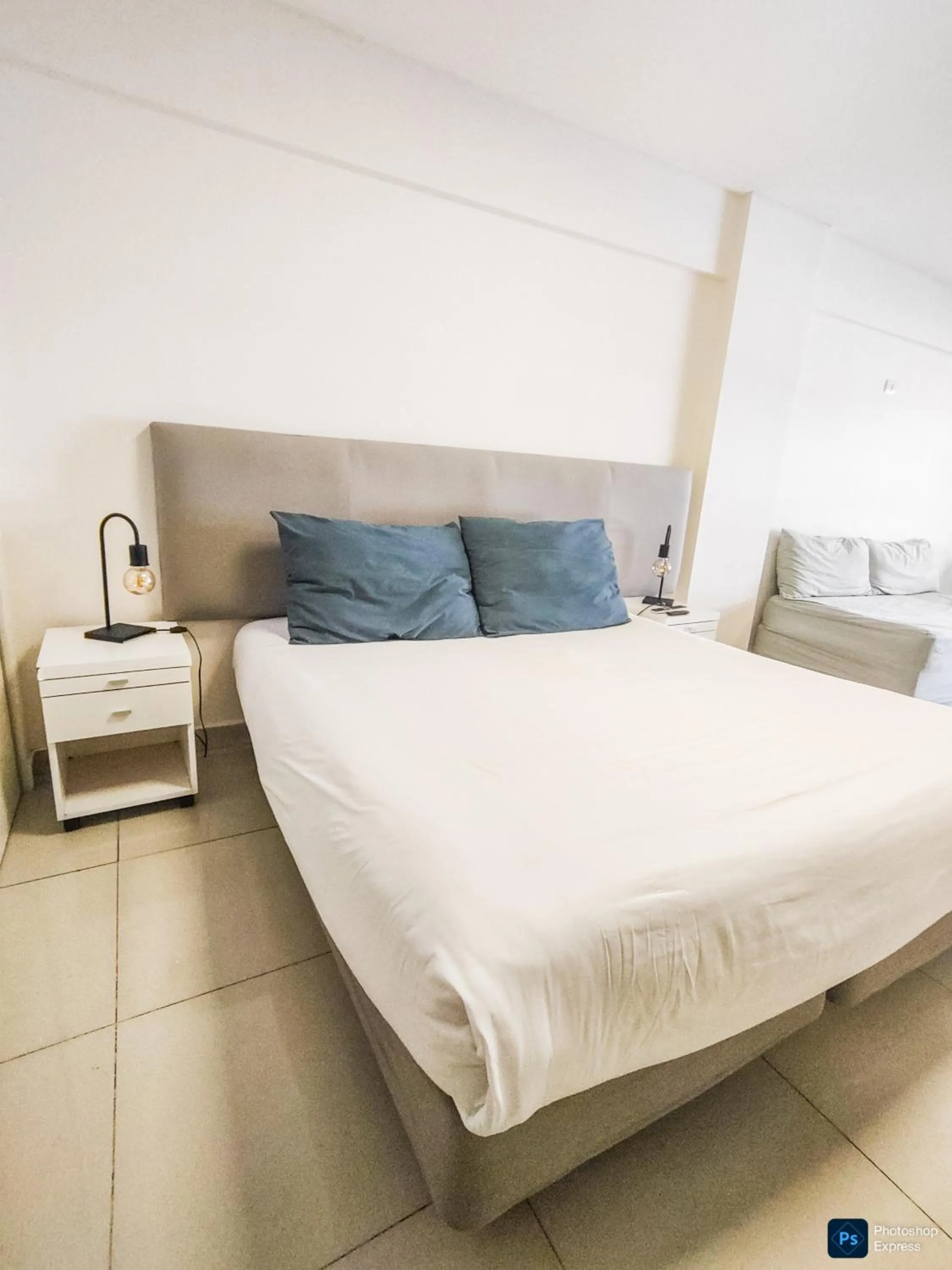 Bed in Báltico Suites