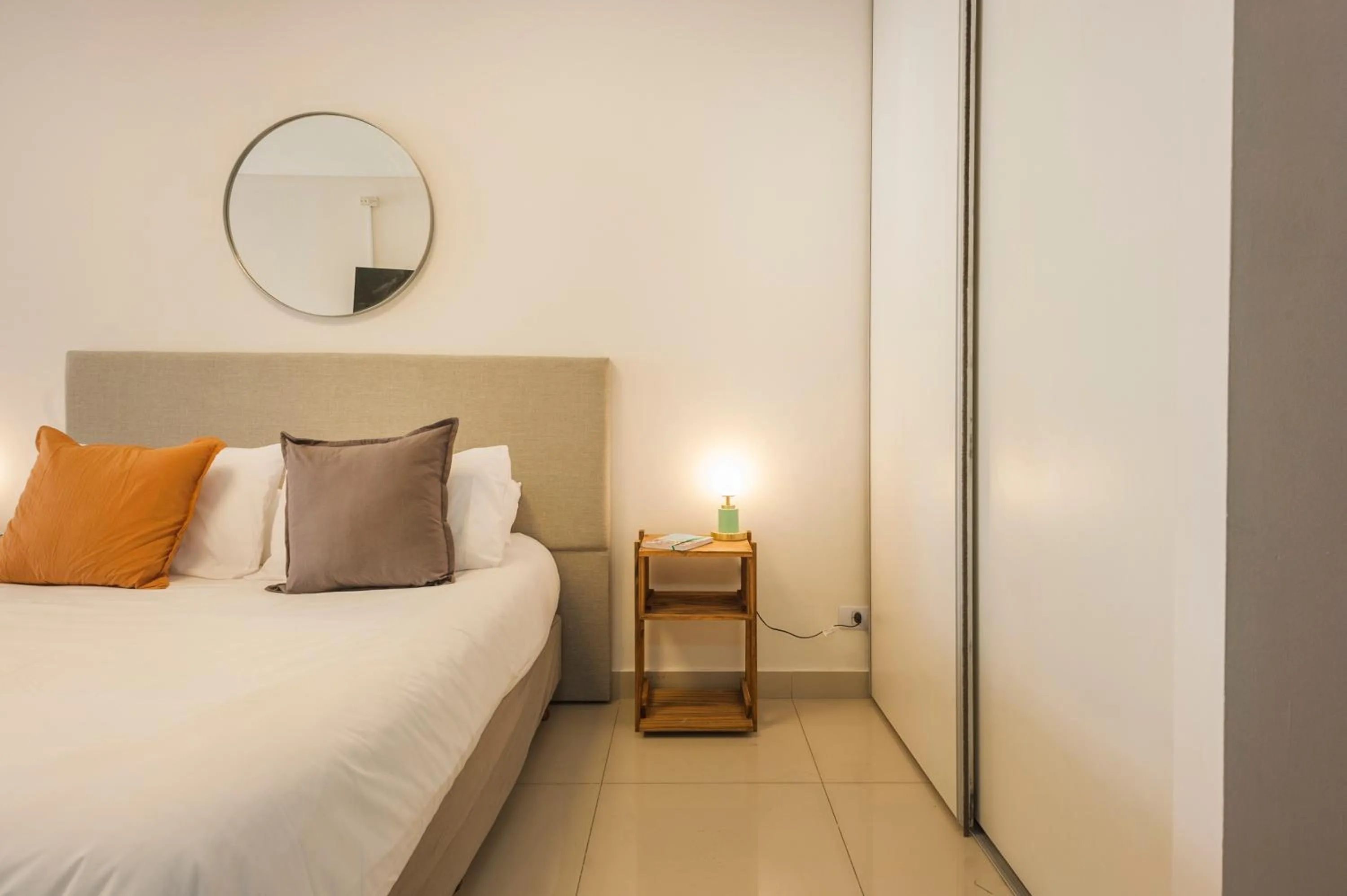 Bed in Báltico Suites