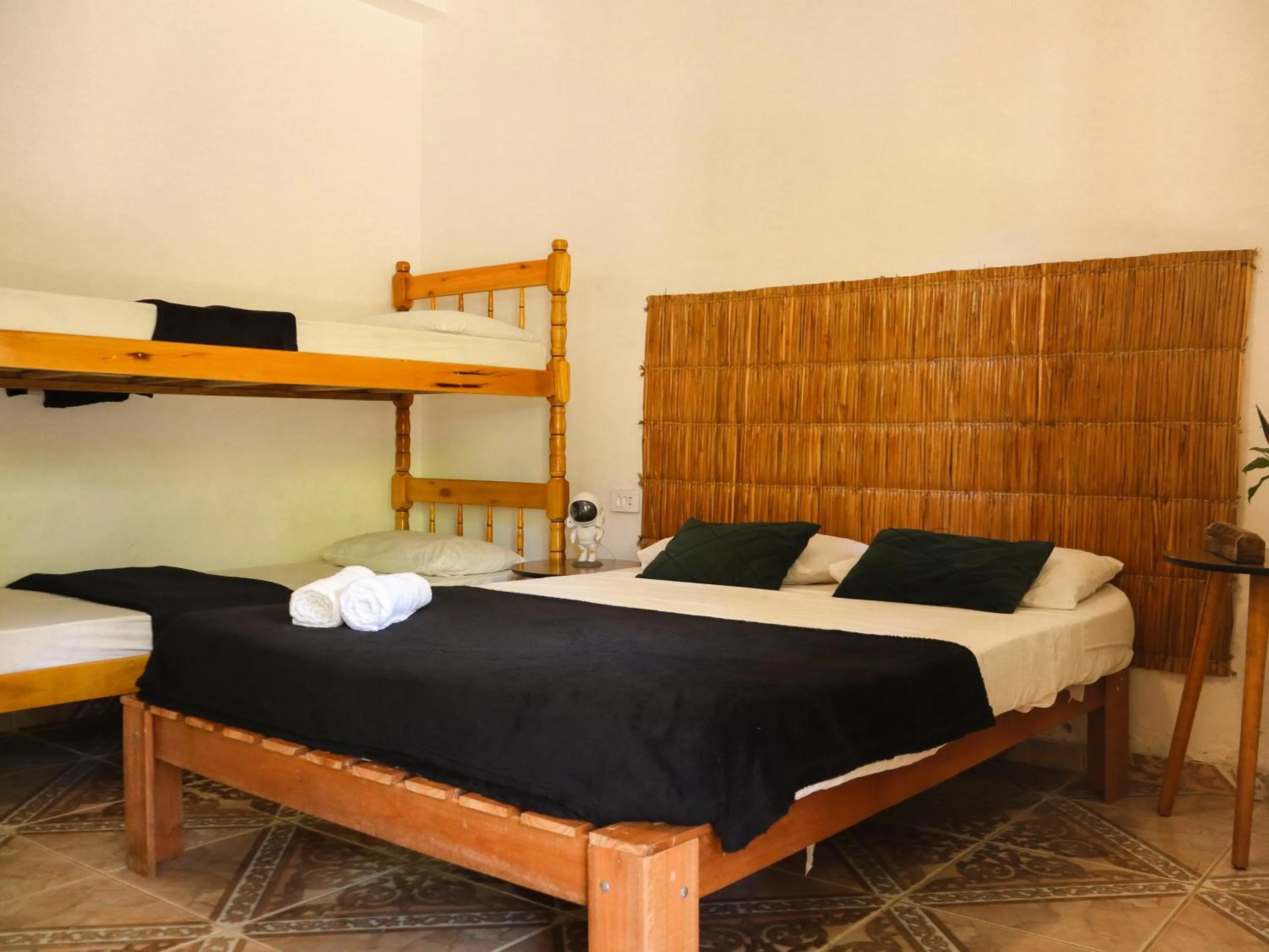 Bed in Pousada e Hostel Marthi