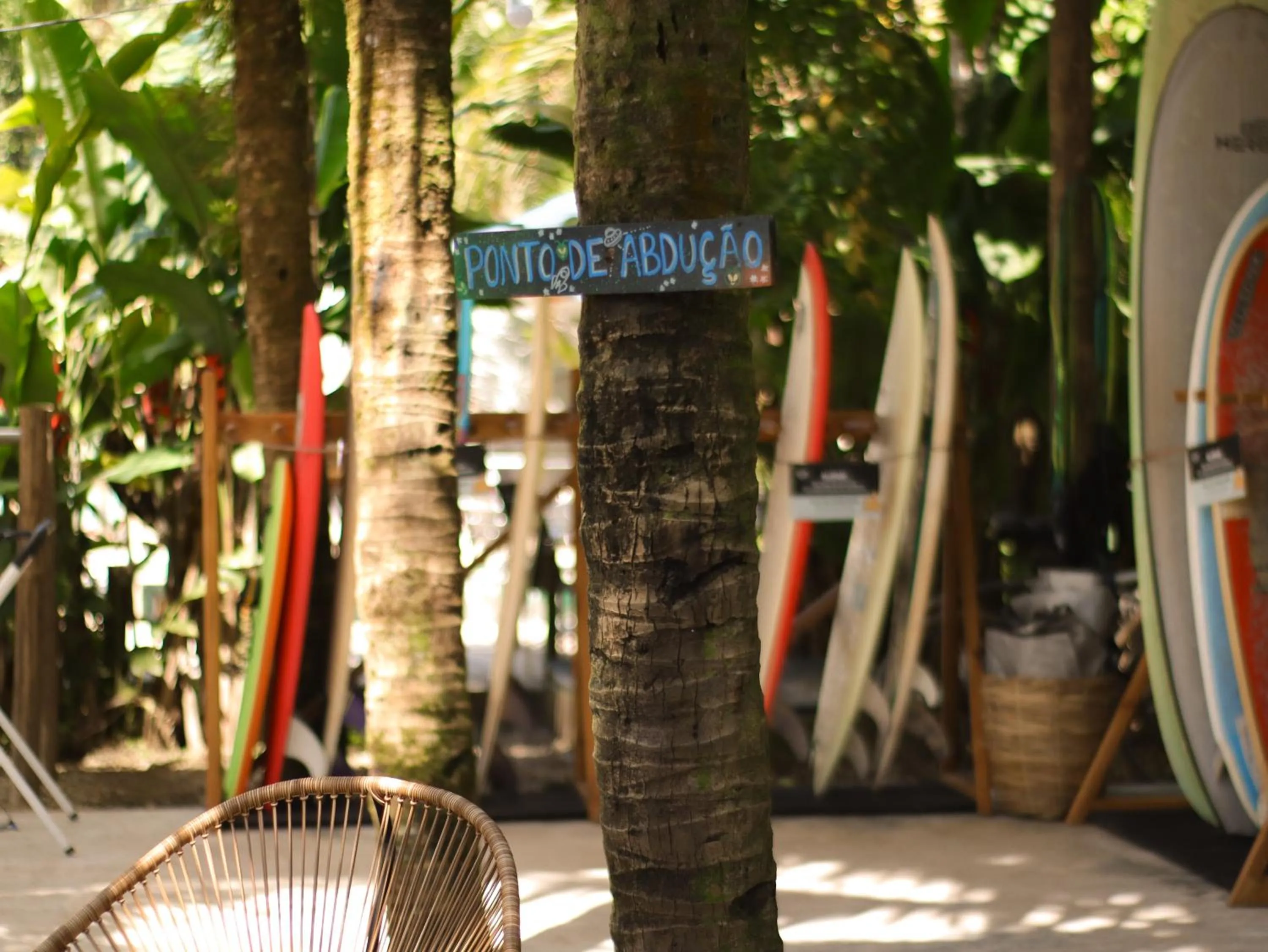 Garden in Pousada e Hostel Marthi