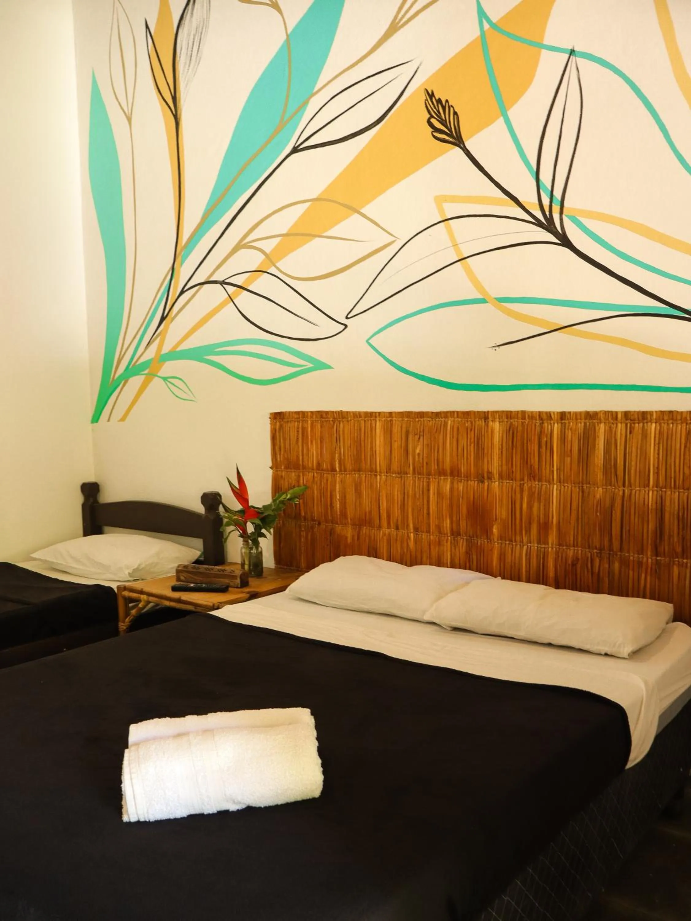 Bed in Pousada e Hostel Marthi