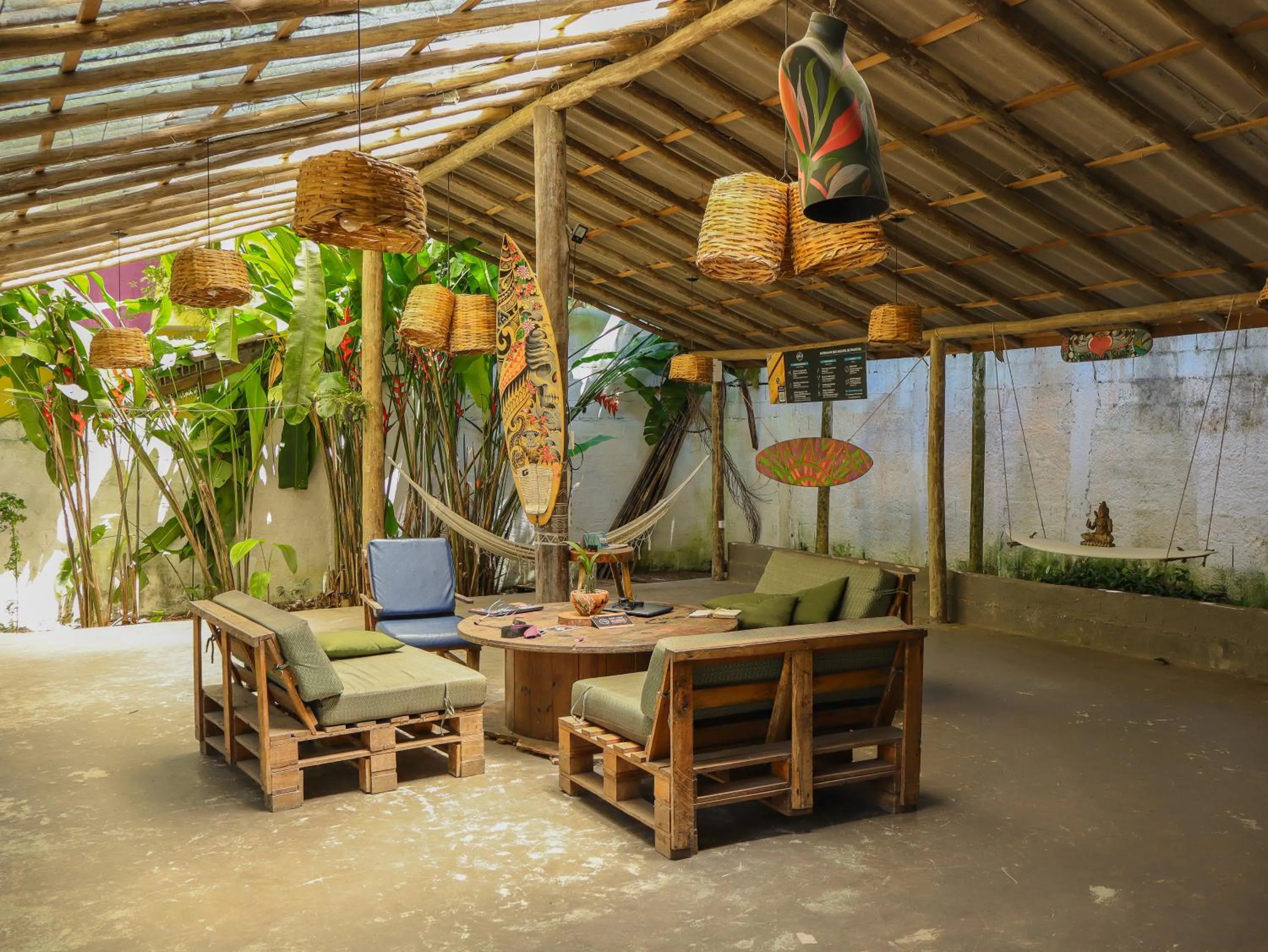 Living room in Pousada e Hostel Marthi