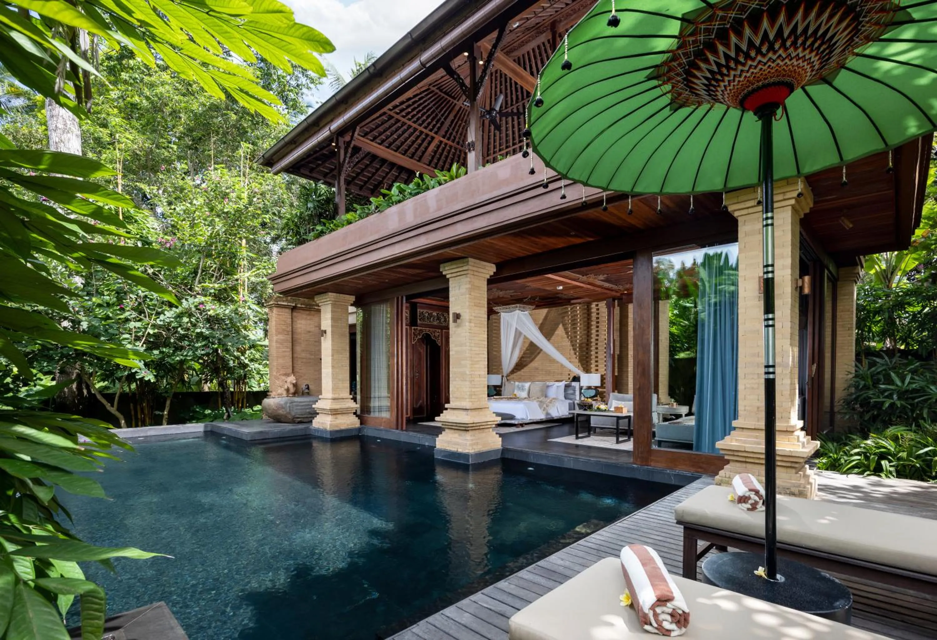 Swimming pool in Sanna Ubud A Pramana Experience