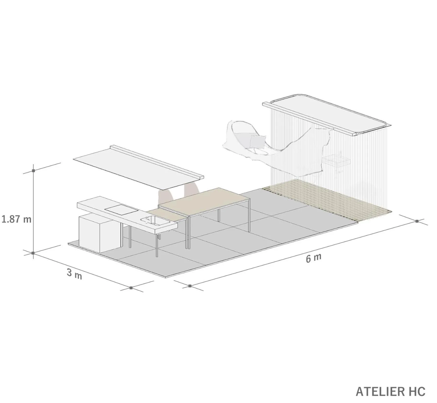 Floor plan in ThinkStay Mt.(シンクステイ・マウンテン)