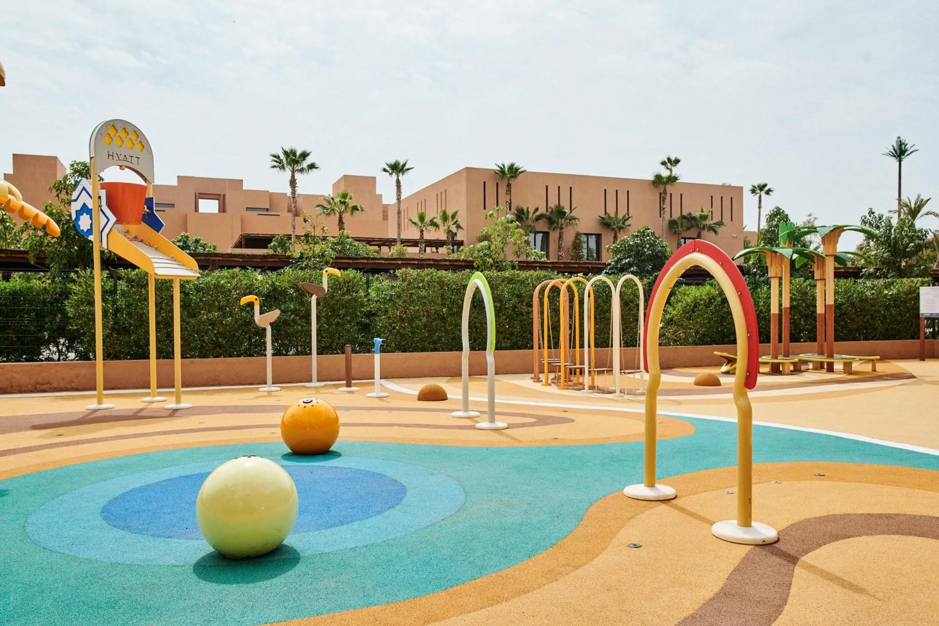 Children play ground in Park Hyatt Marrakech