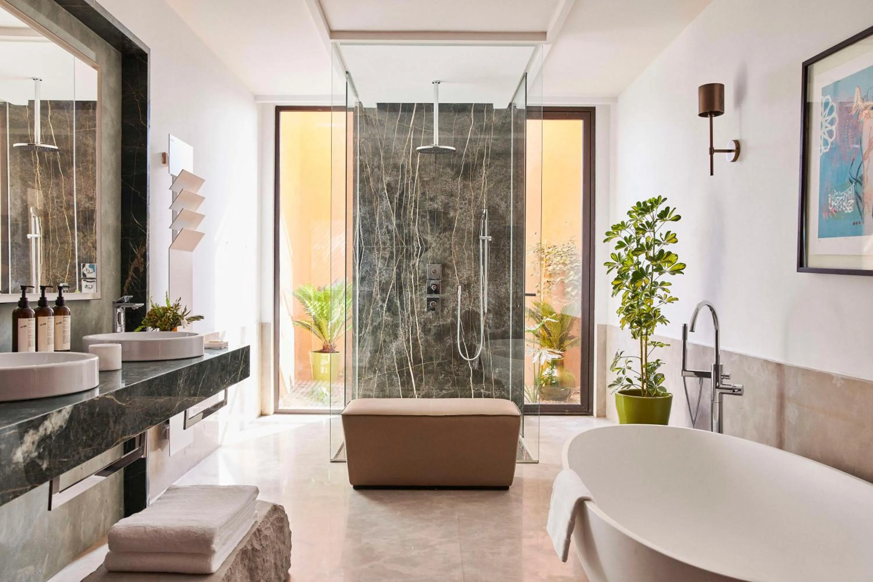 Bathroom in Park Hyatt Marrakech