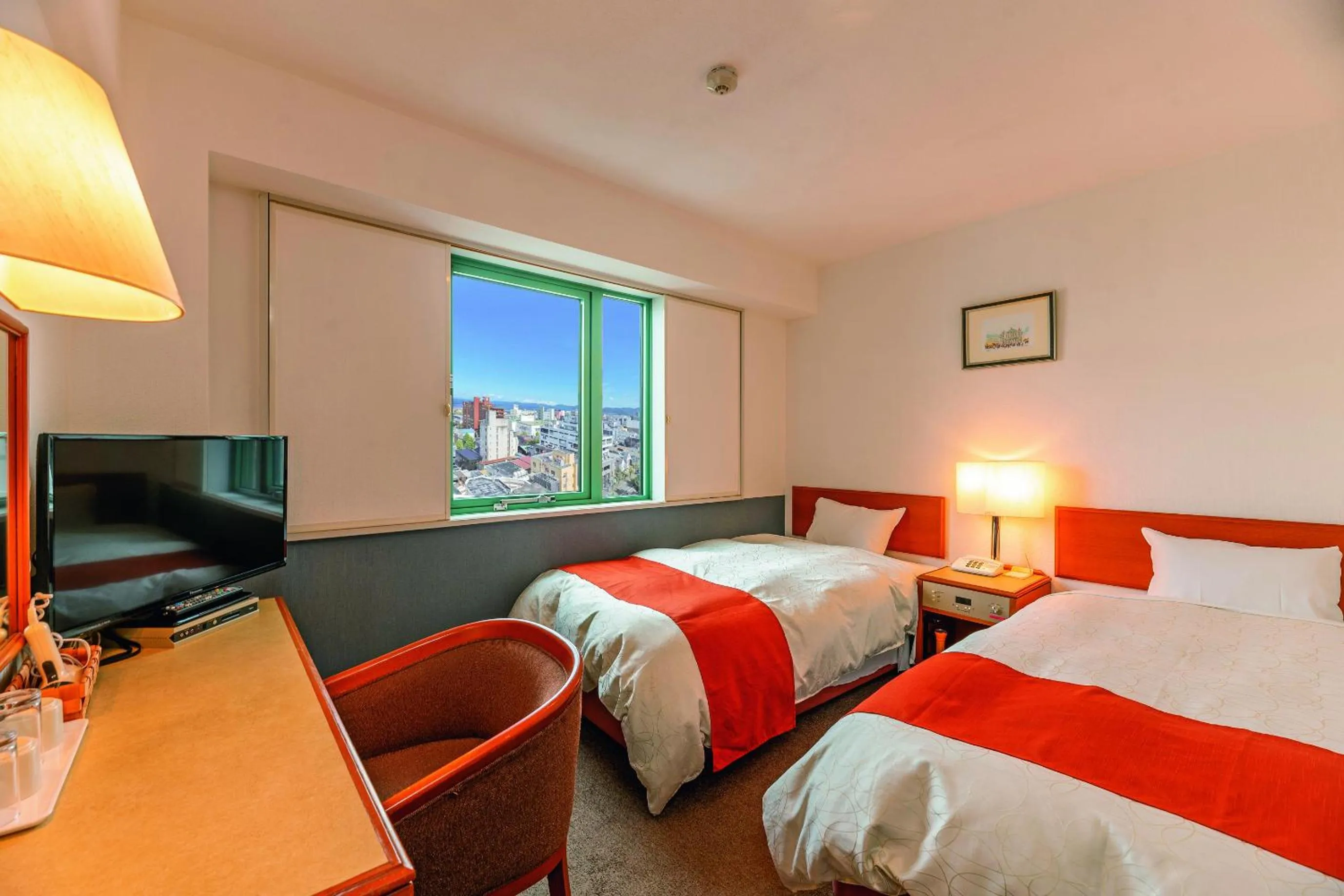 Bed in Aomori Green Park Hotel Annex