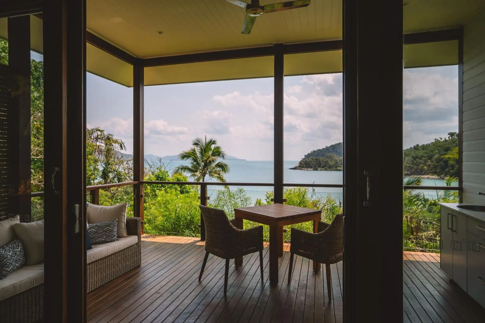 Patio in Palm Bay Resort