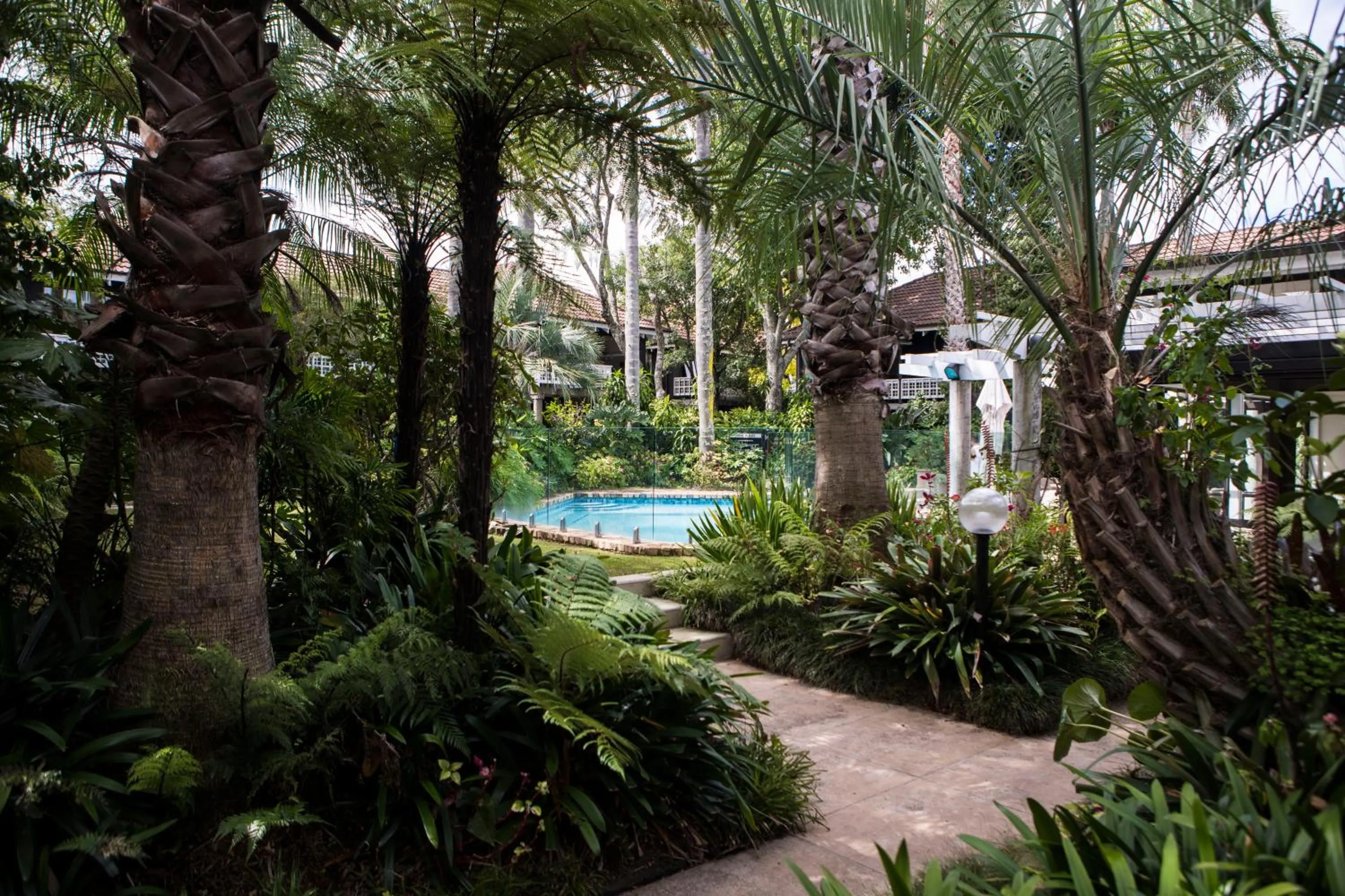 Garden in Emerald Inn on Takapuna Beach