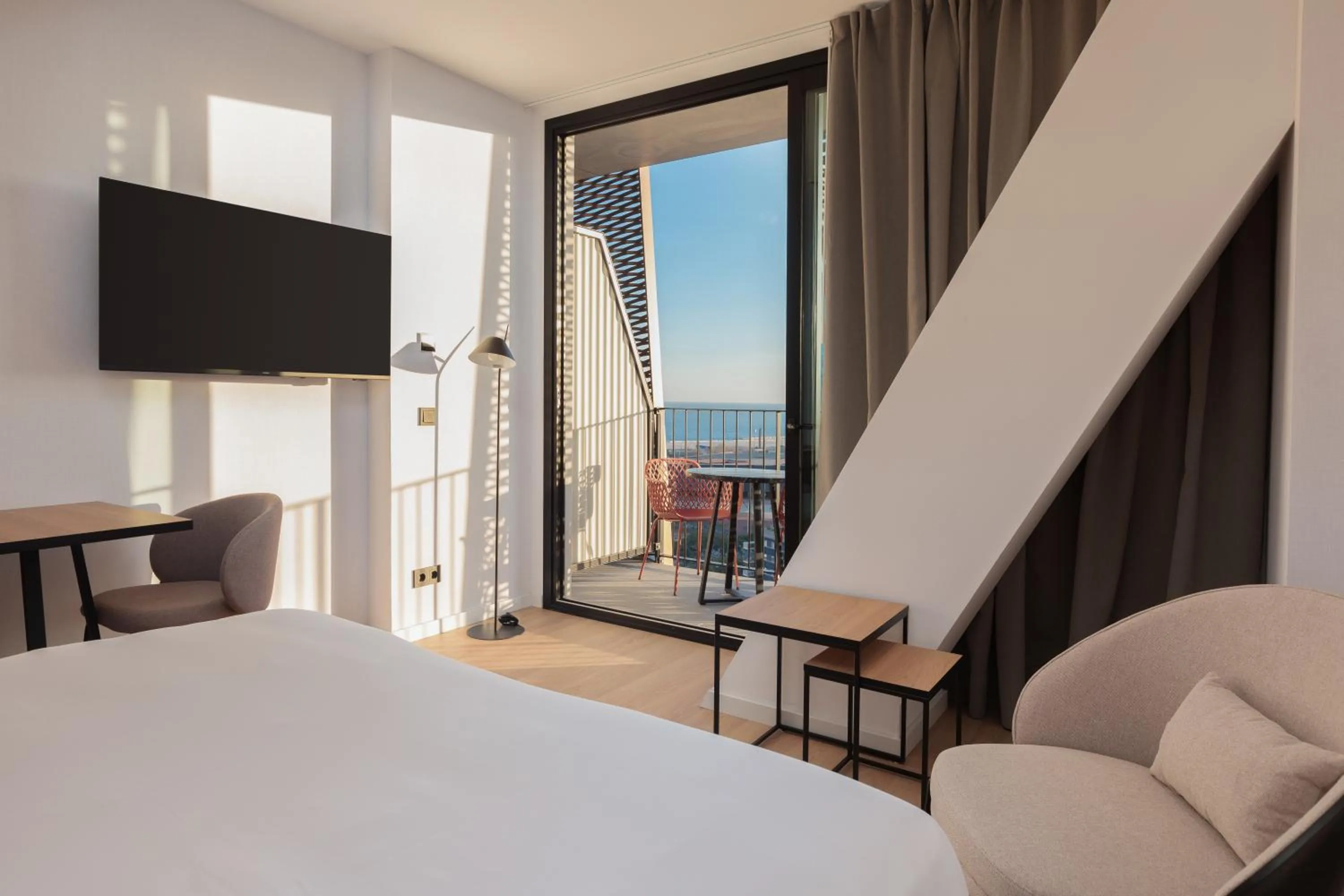 Balcony/Terrace, Bed in Tembo Barcelona