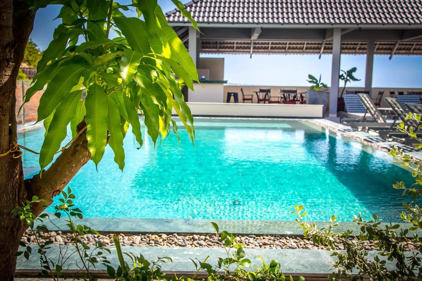 Pool view in Mui Ne Hills Villa Hotel