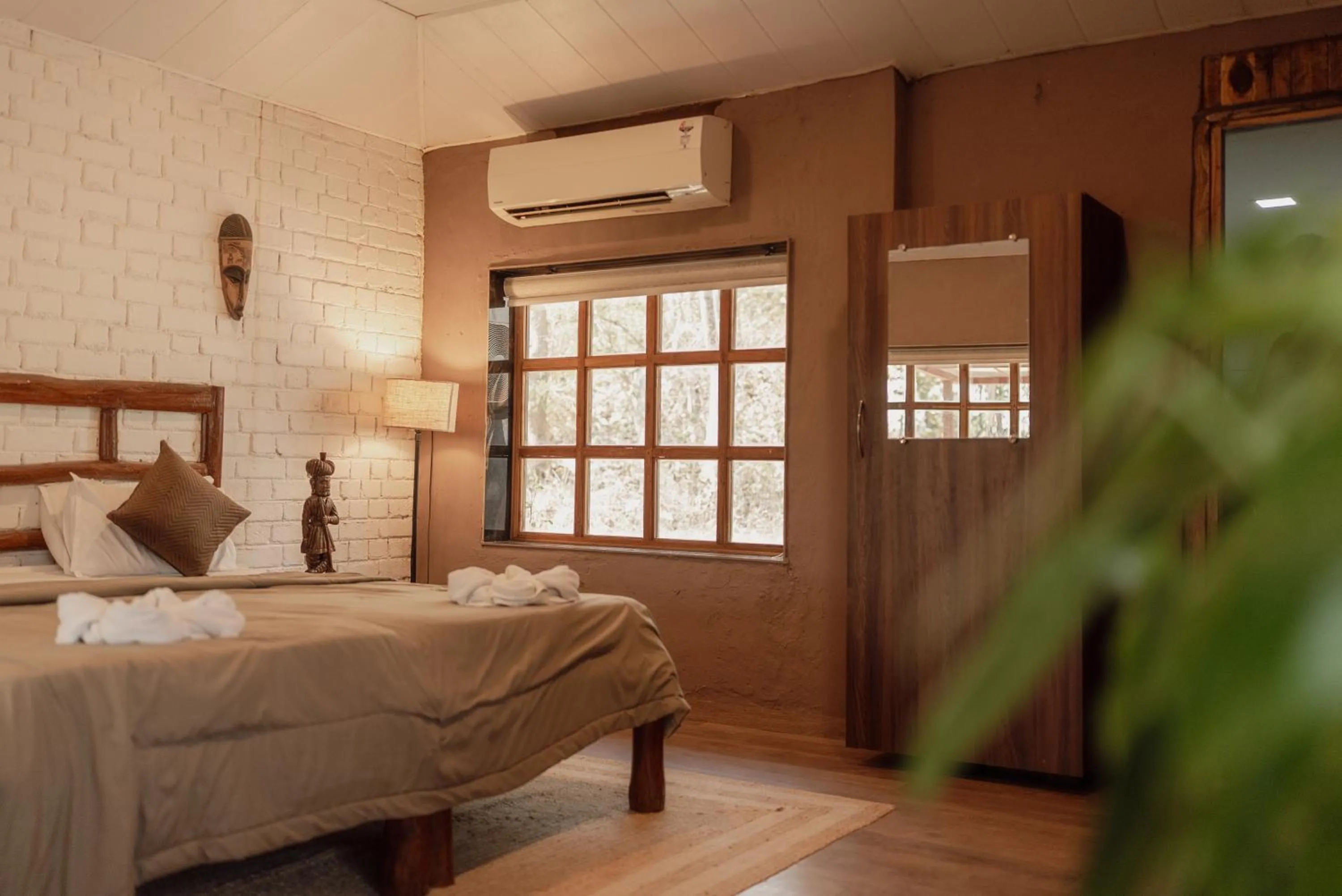 Bed in Wild Woods Tiger Resort