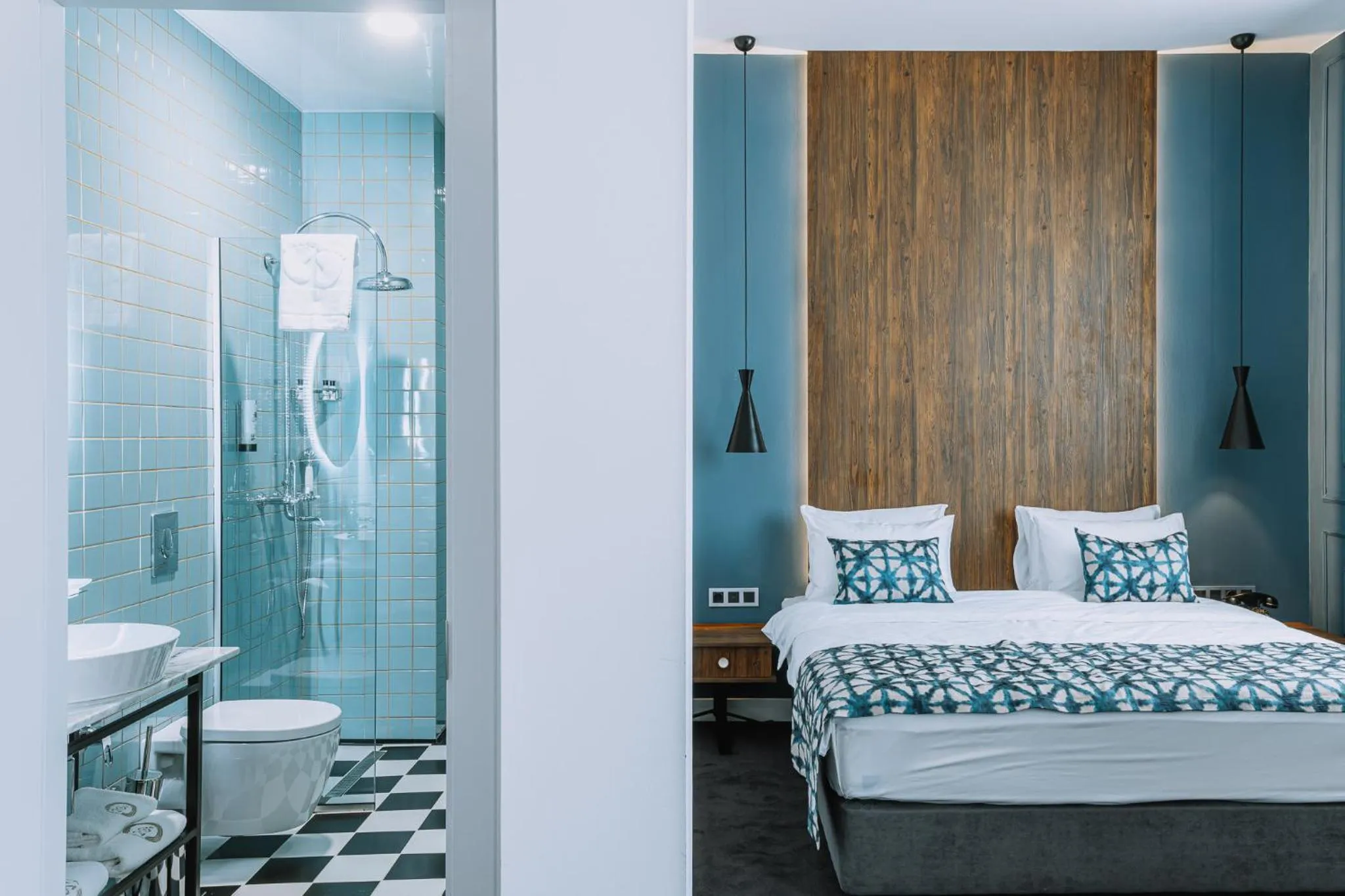Bed in Hotel Twenties Tbilisi - Stay & Dine