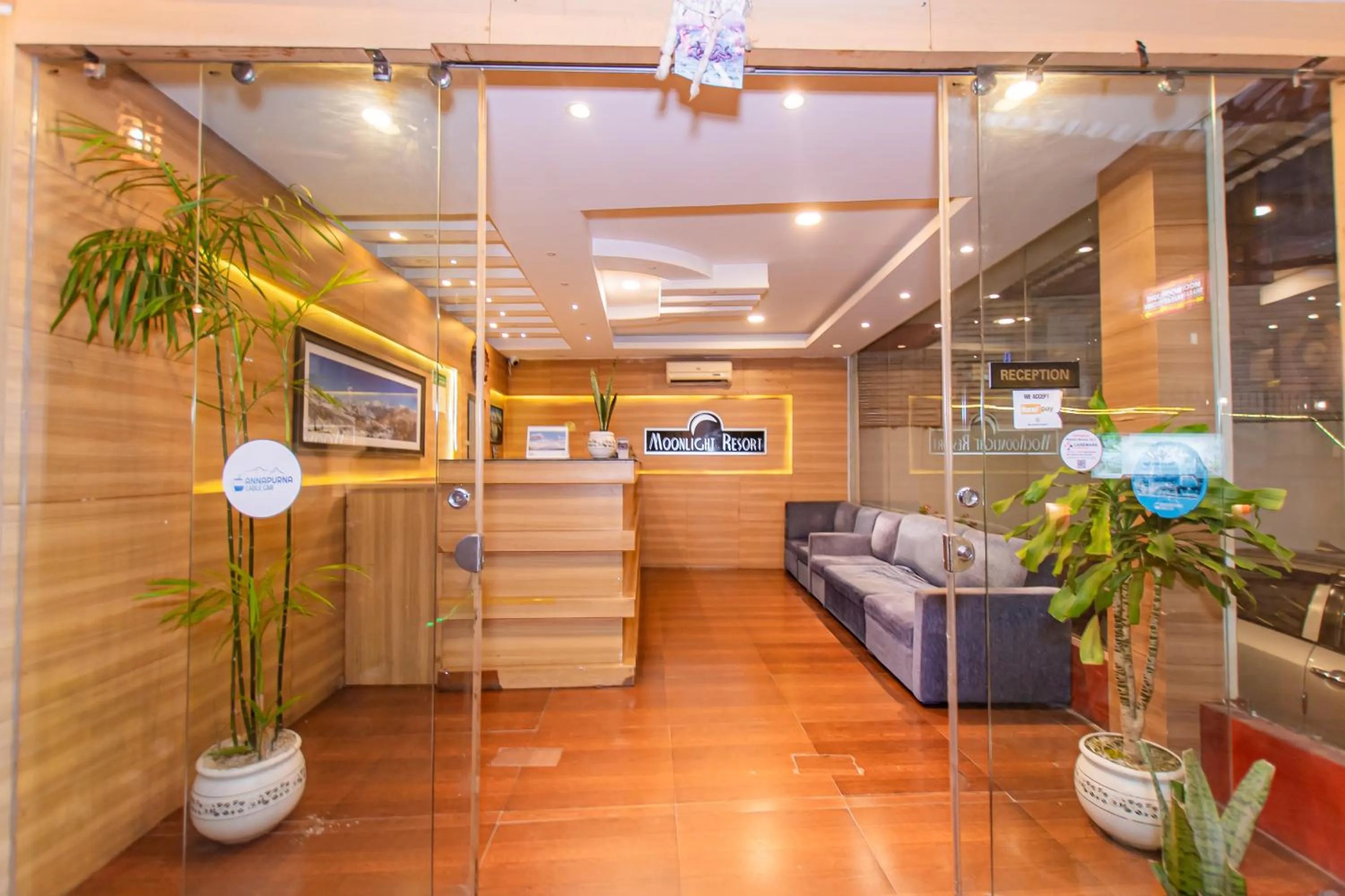 Seating area in Moonlight Resort and Spa