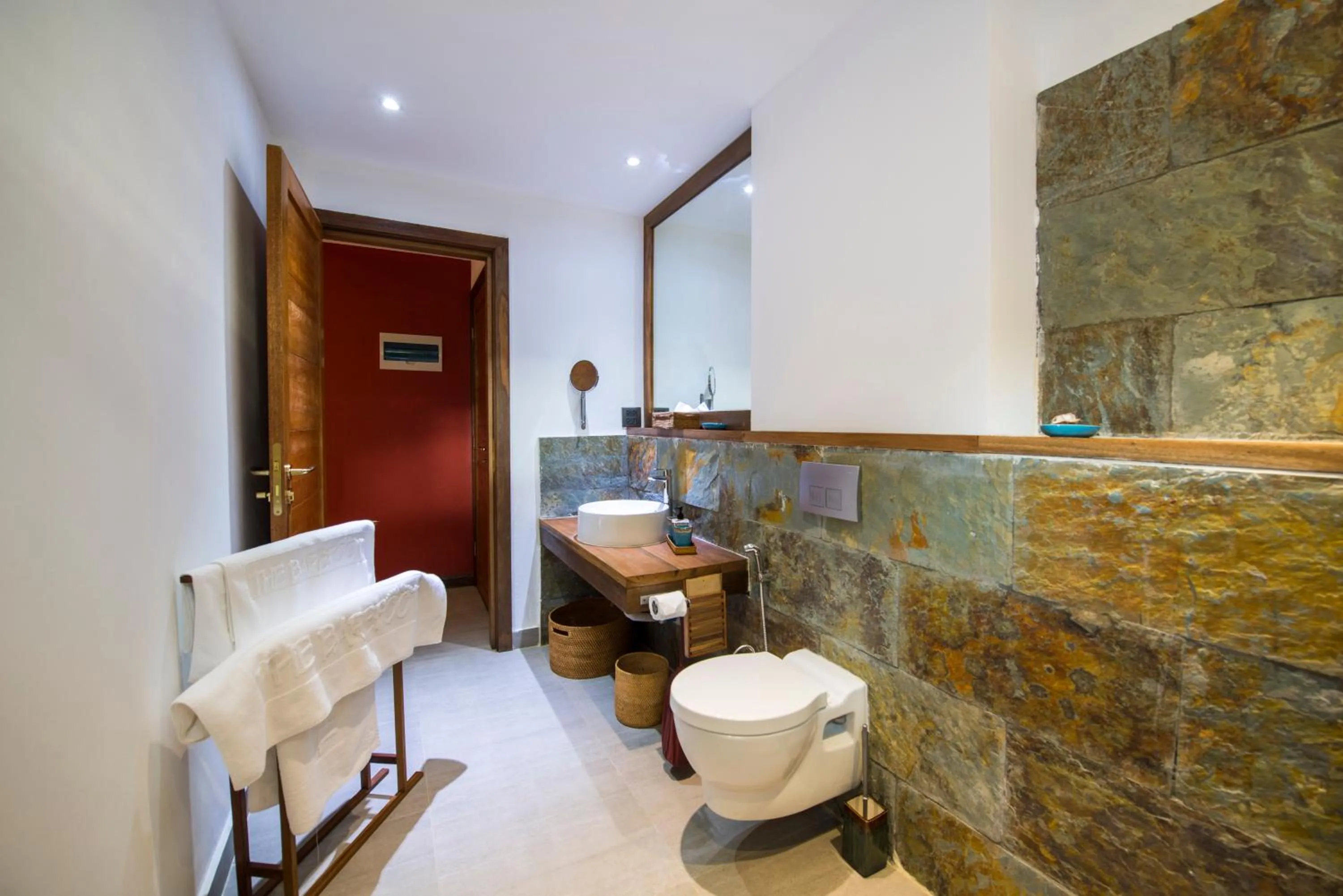 Bathroom in The Barefoot Eco Hotel