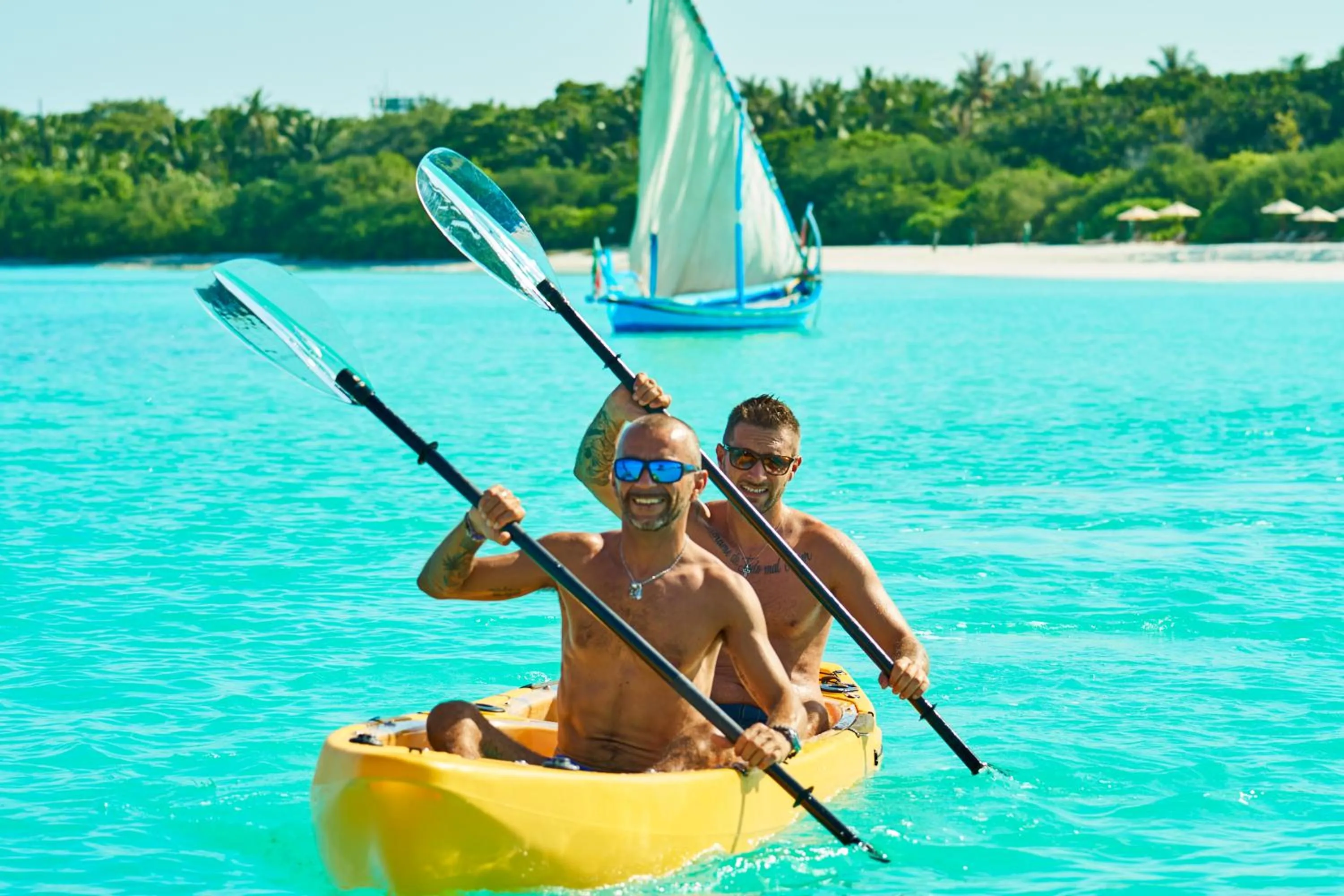 Canoeing in The Barefoot Eco Hotel