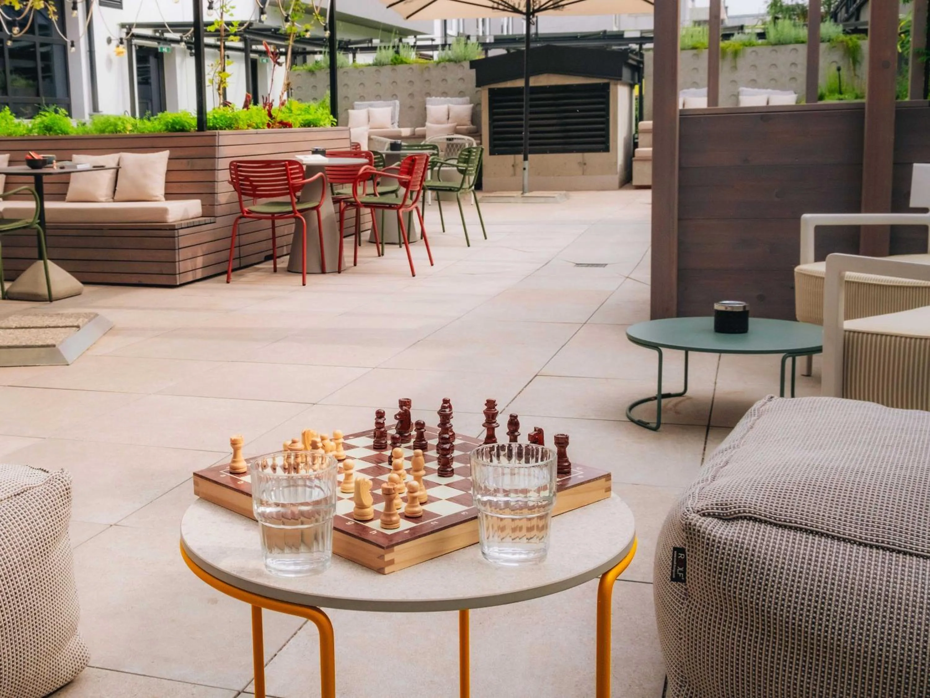 Garden in Hotel Schani UNO City