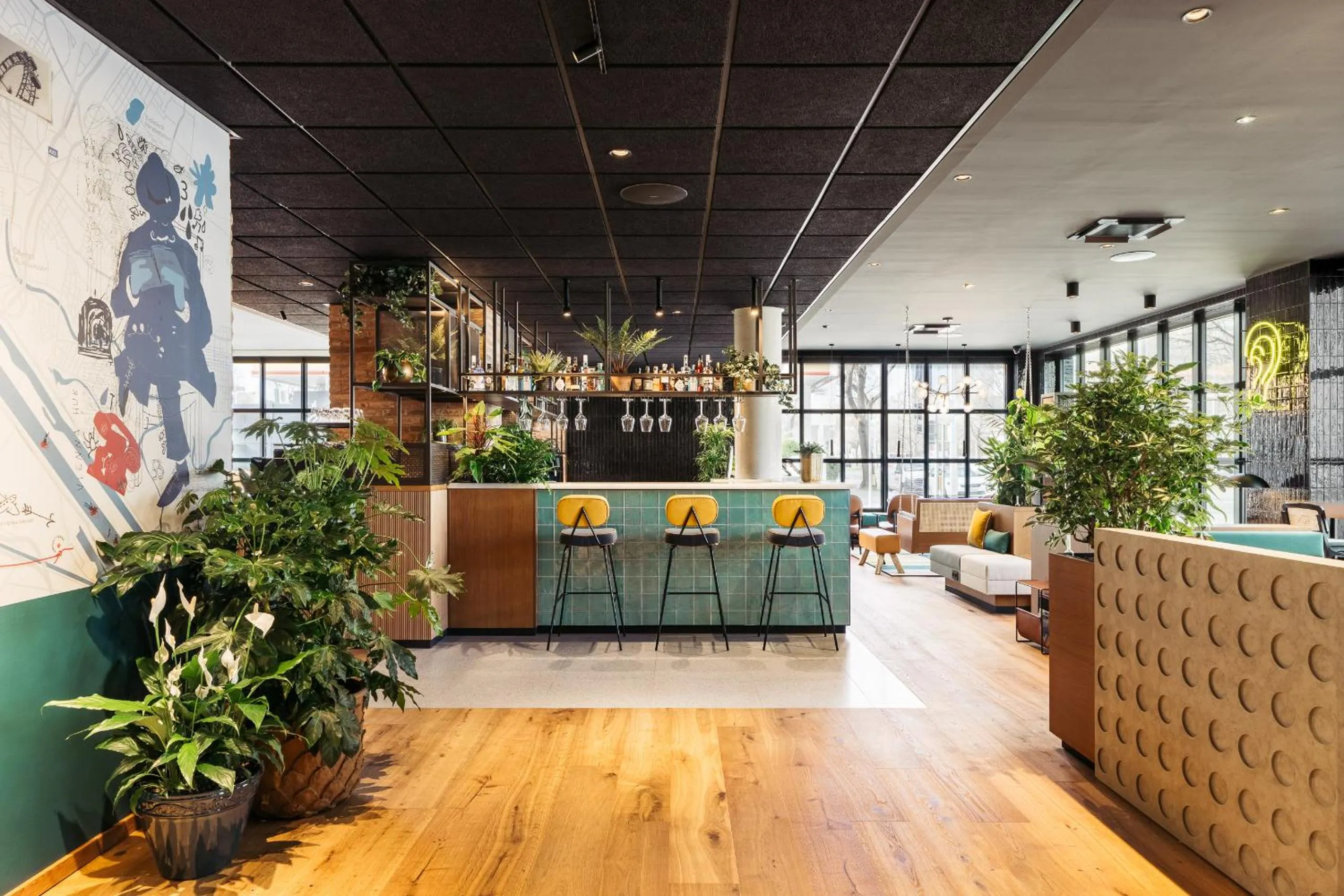 Lobby or reception in Hotel Schani UNO City