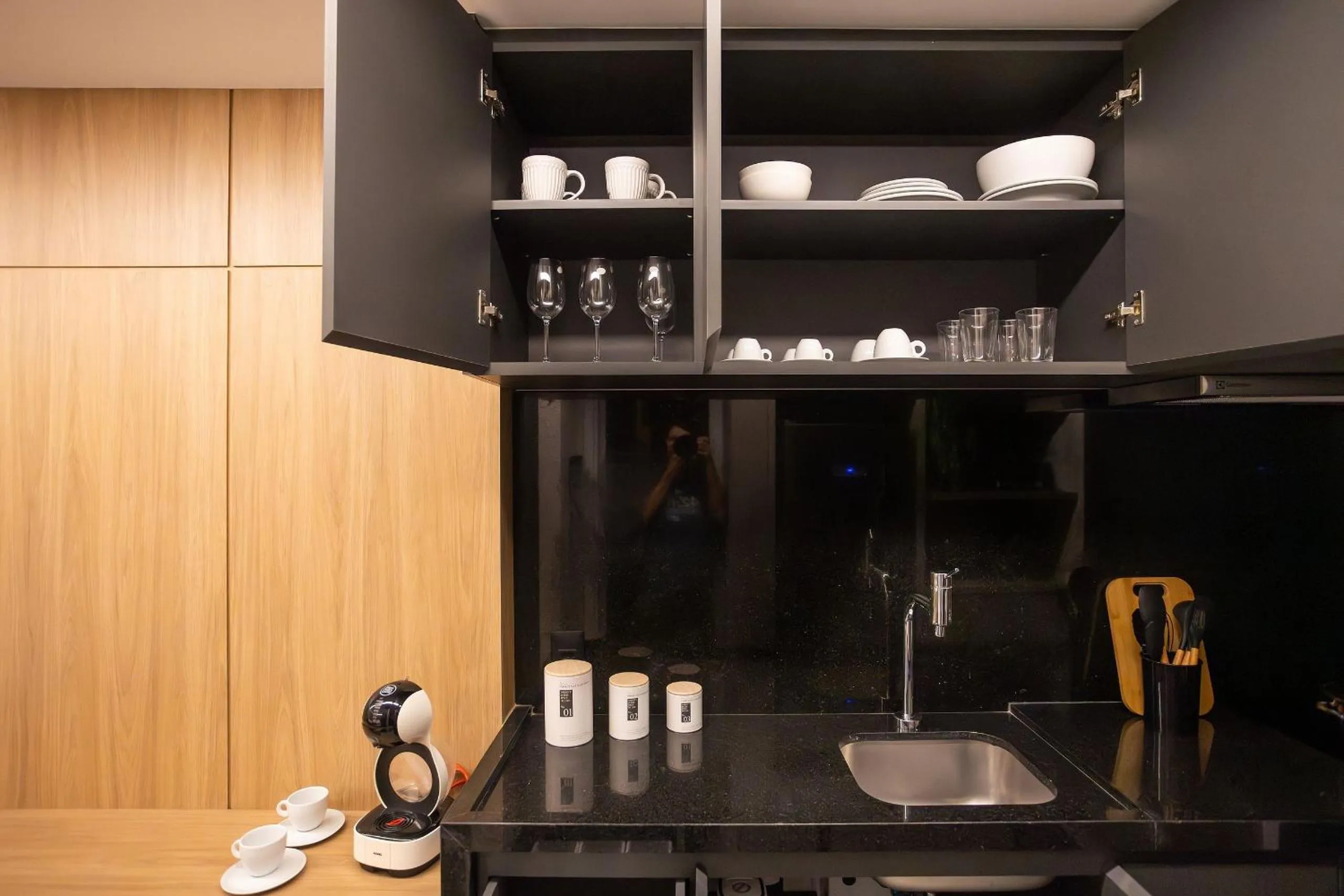 Kitchen or kitchenette in Hit Itaim