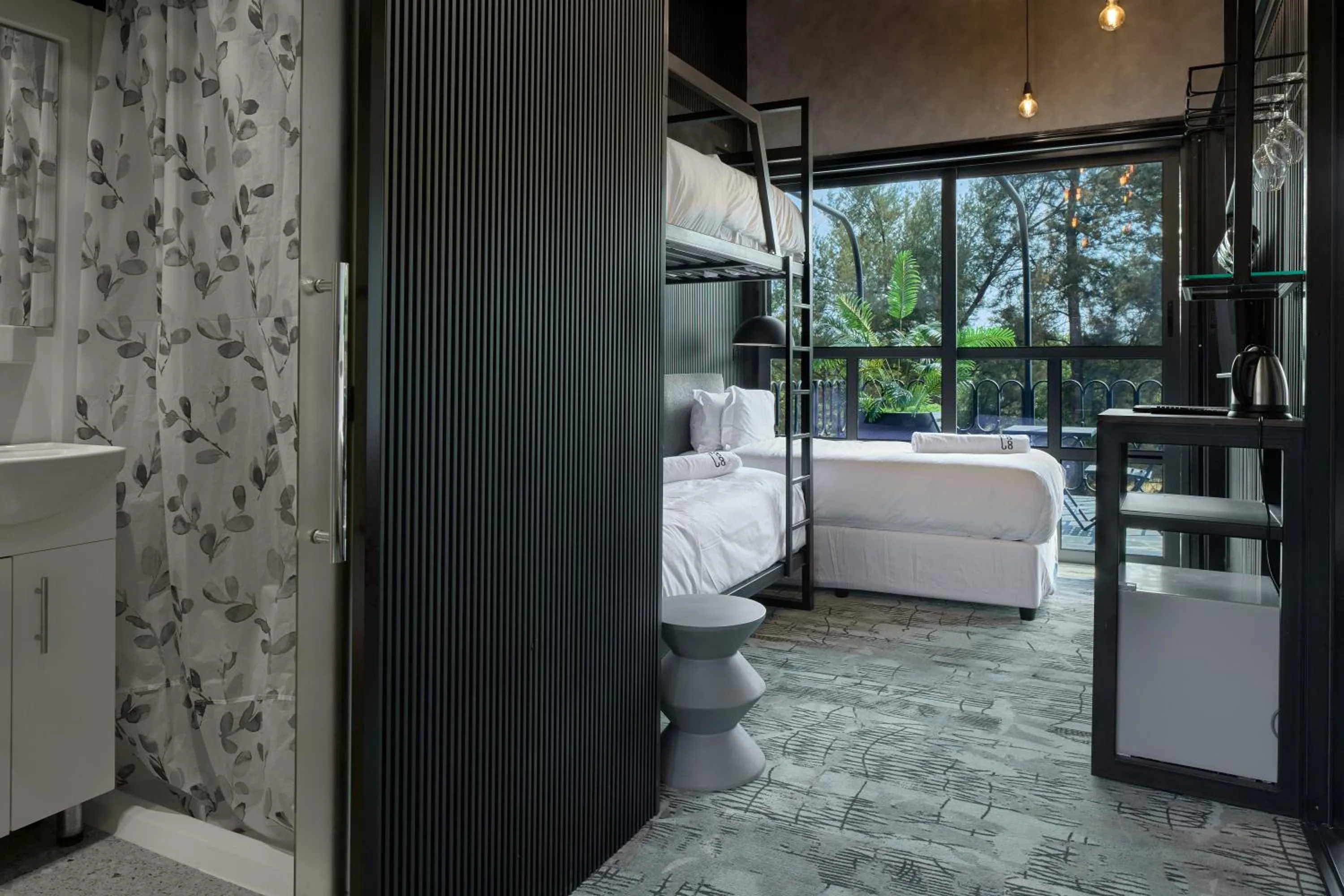 Bed in Cargo88 Hotel