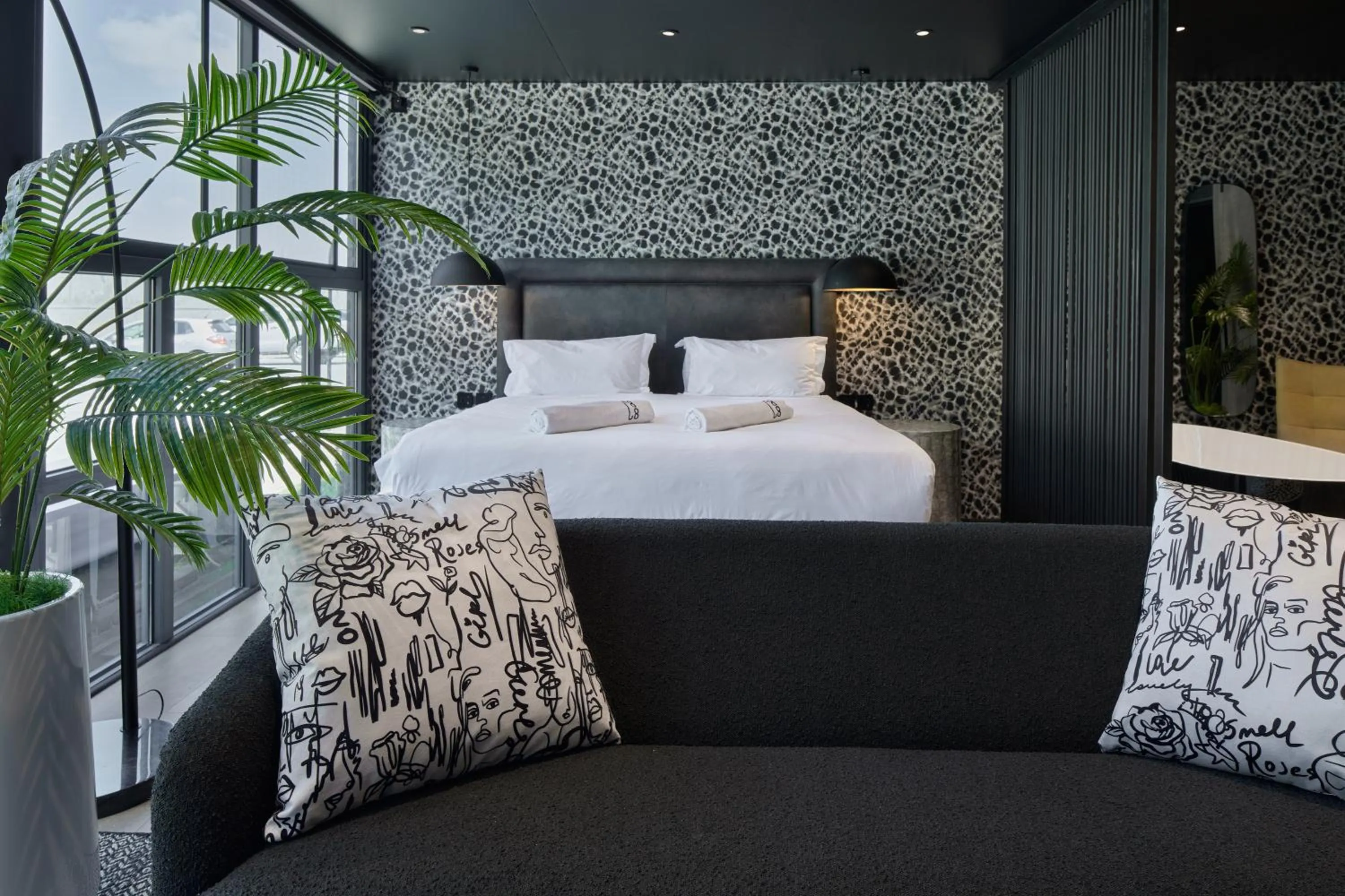 Bed in Cargo88 Hotel