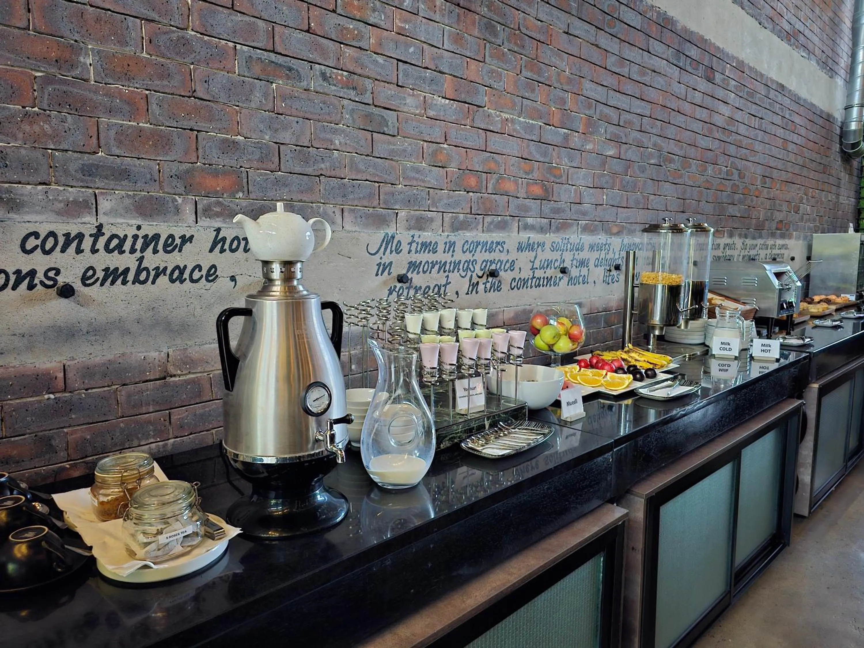 Breakfast in Cargo88 Hotel