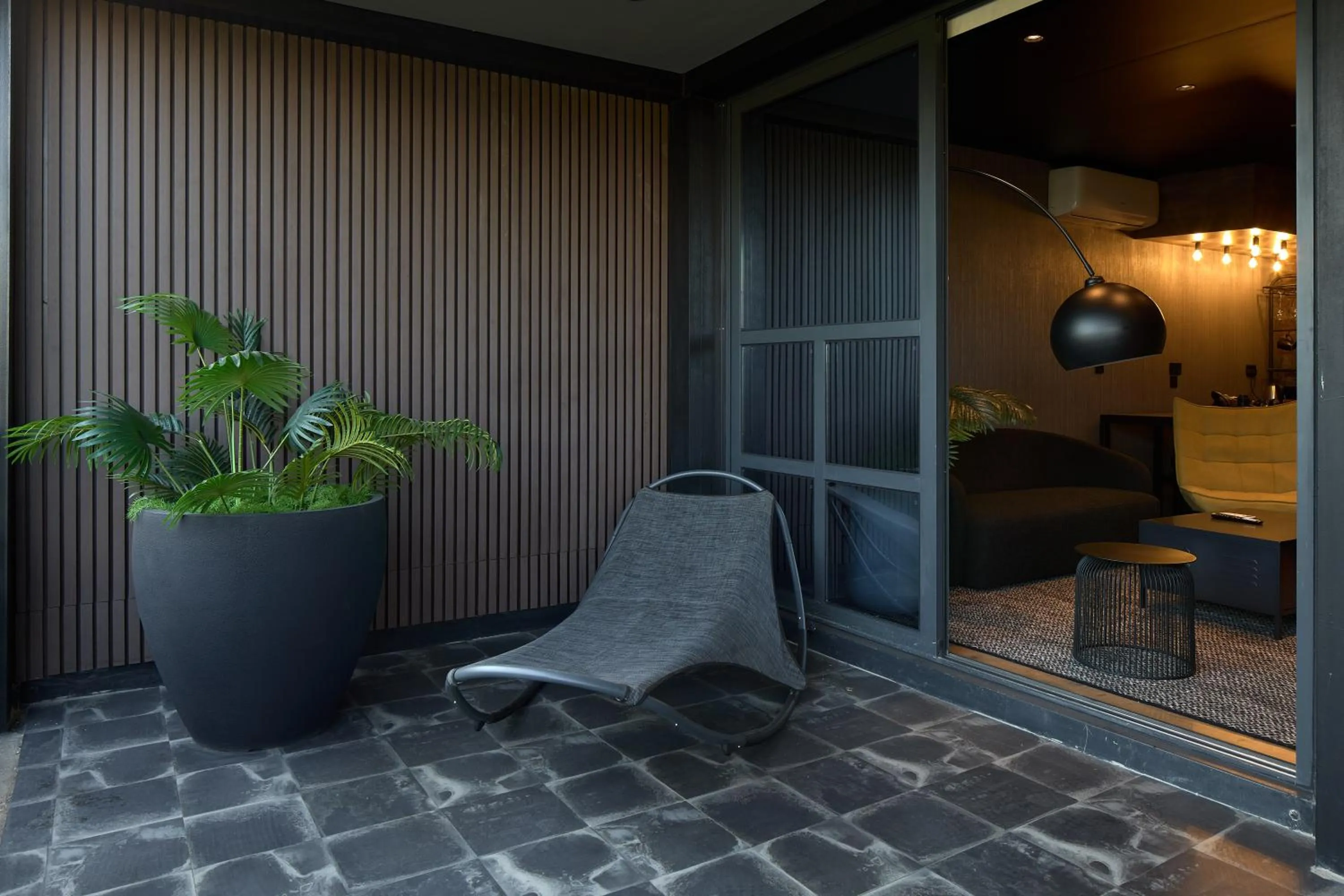 Seating area in Cargo88 Hotel