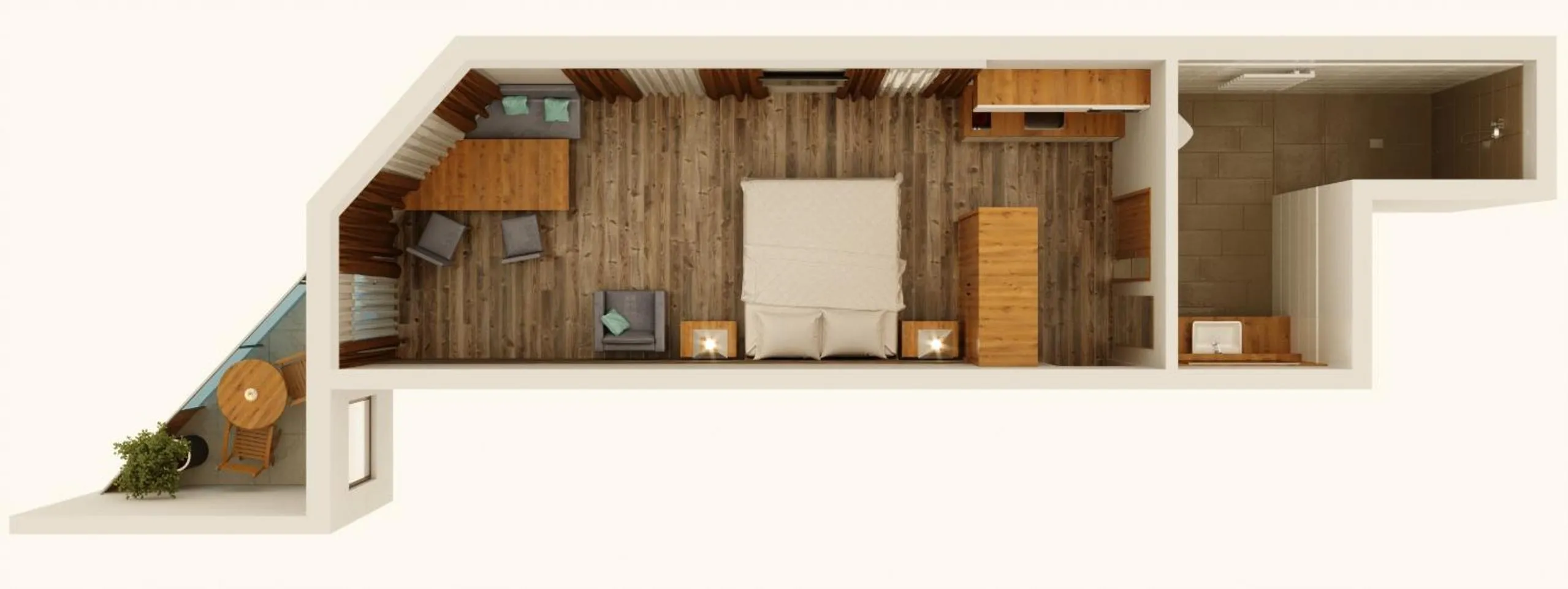 Floor plan in Mountain Resort M&M