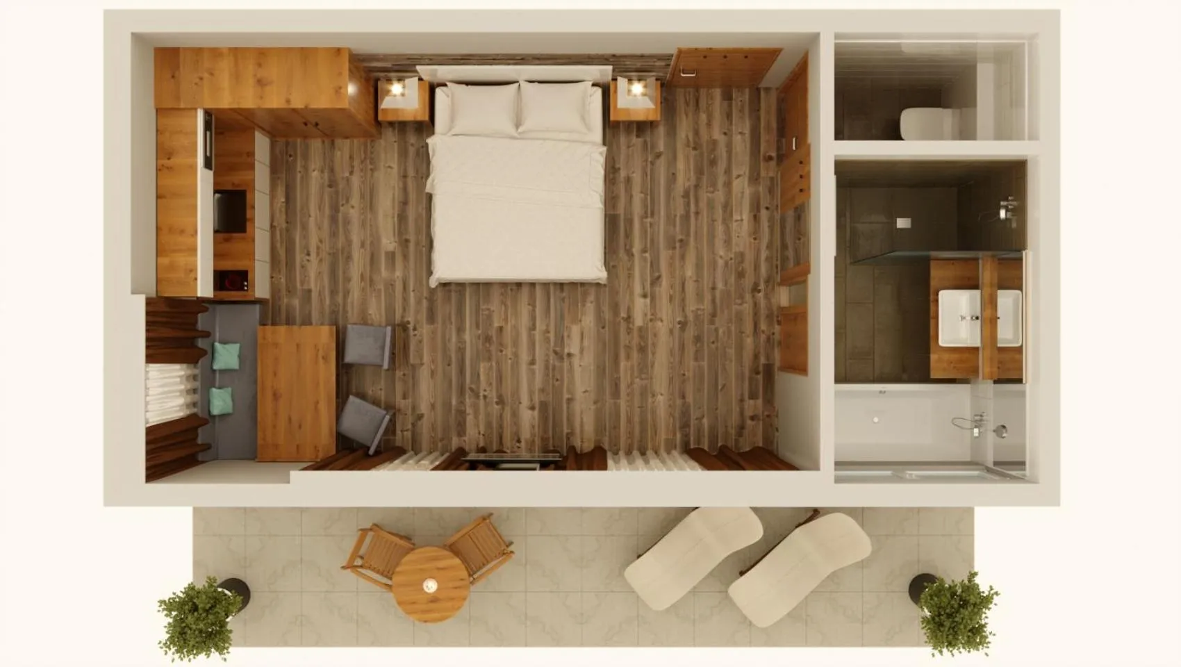 Floor plan in Mountain Resort M&M