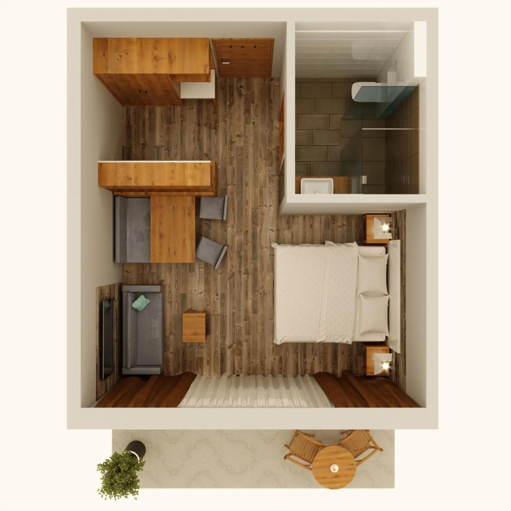 Floor plan in Mountain Resort M&M