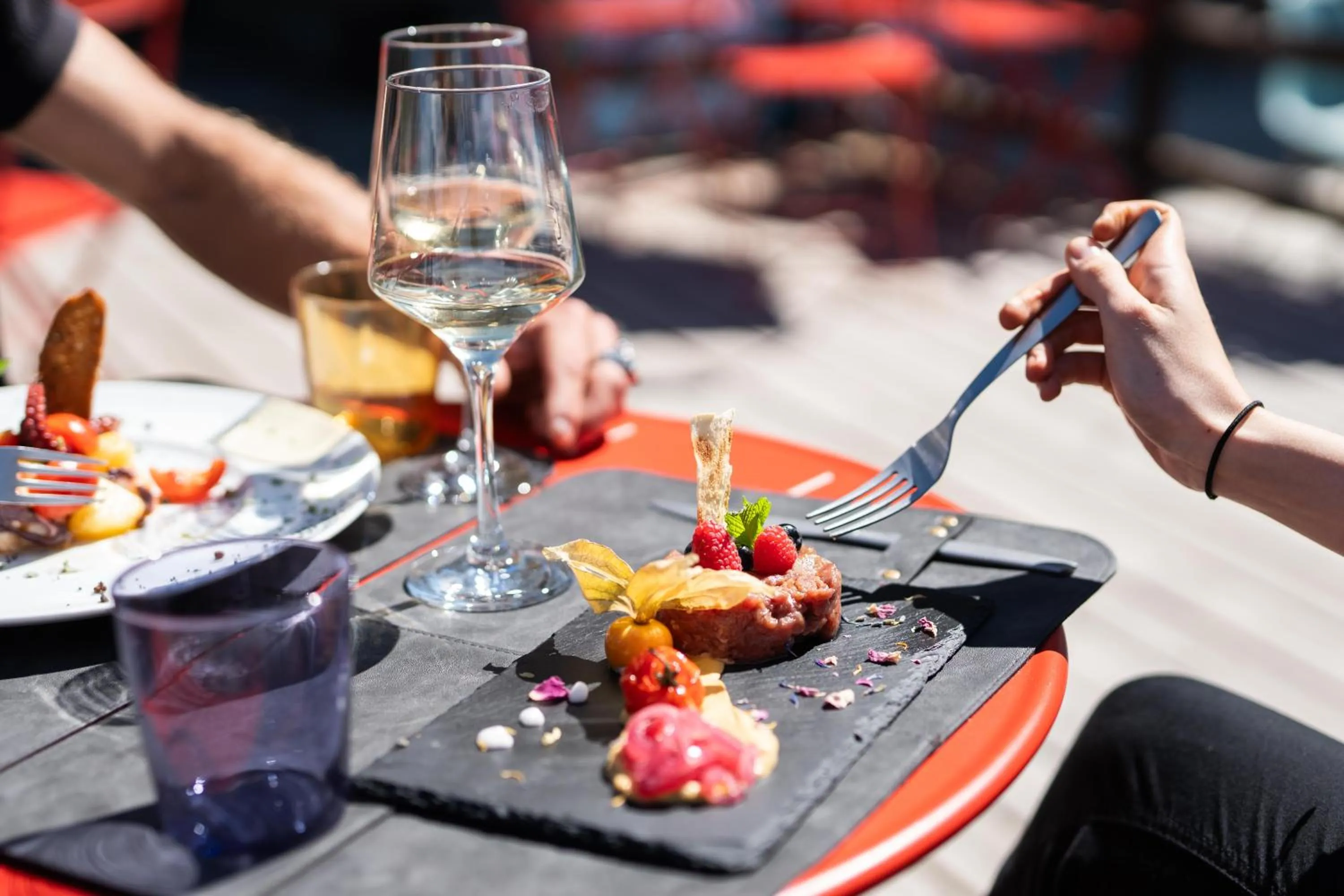 Food and drinks in CHALET DES ALPES