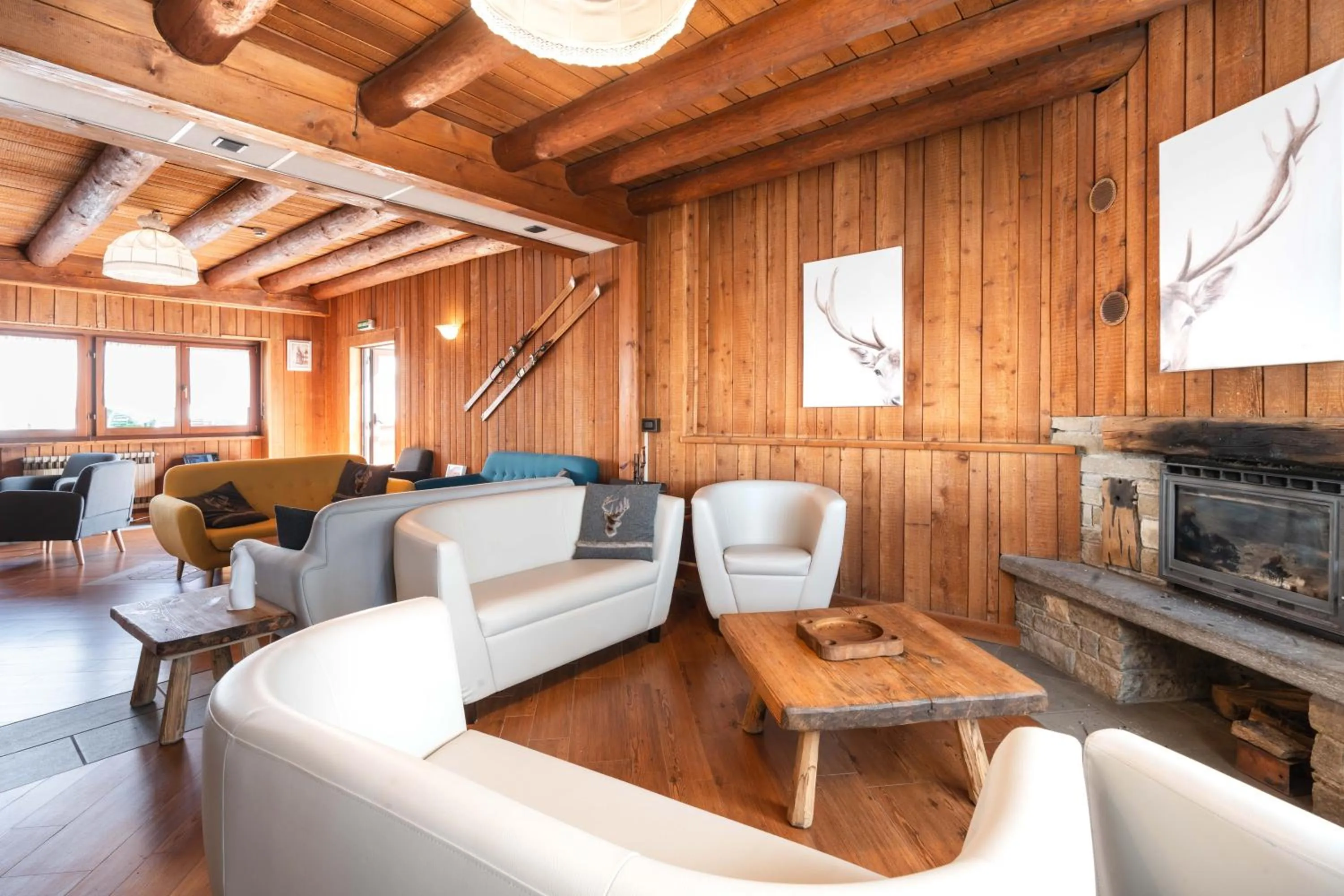 Living room in CHALET DES ALPES