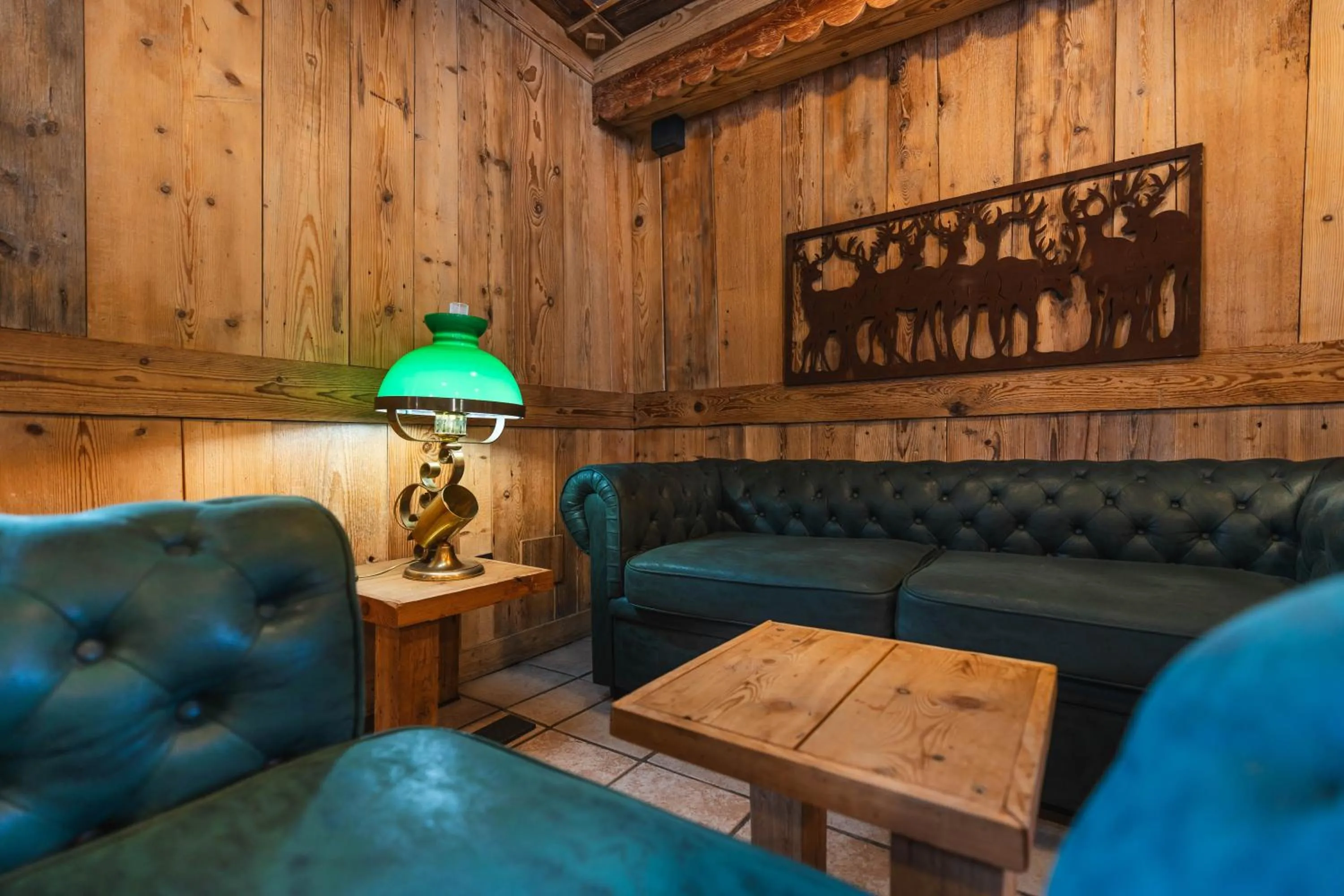 Living room in CHALET DES ALPES
