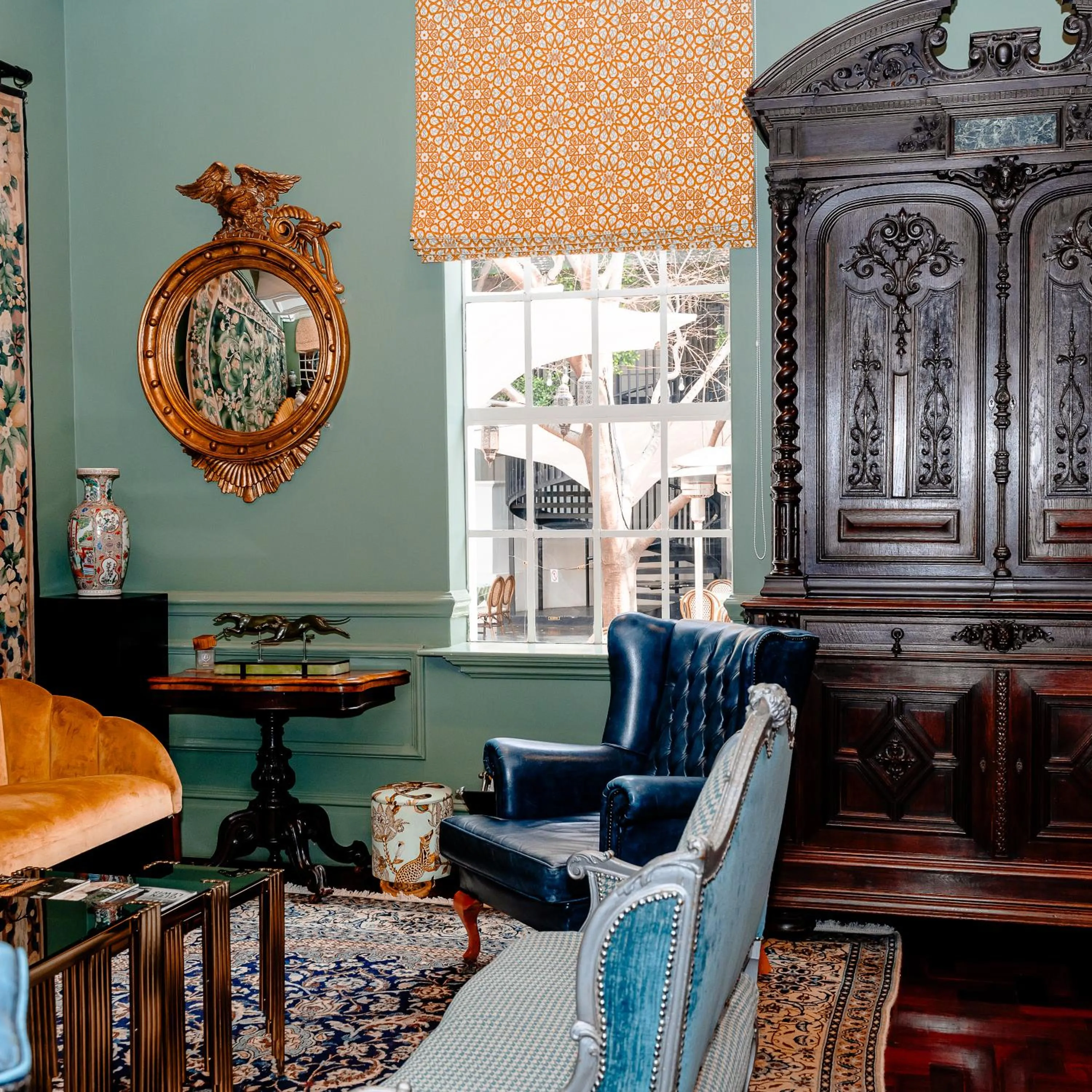 Living room in The Monarch Hotel