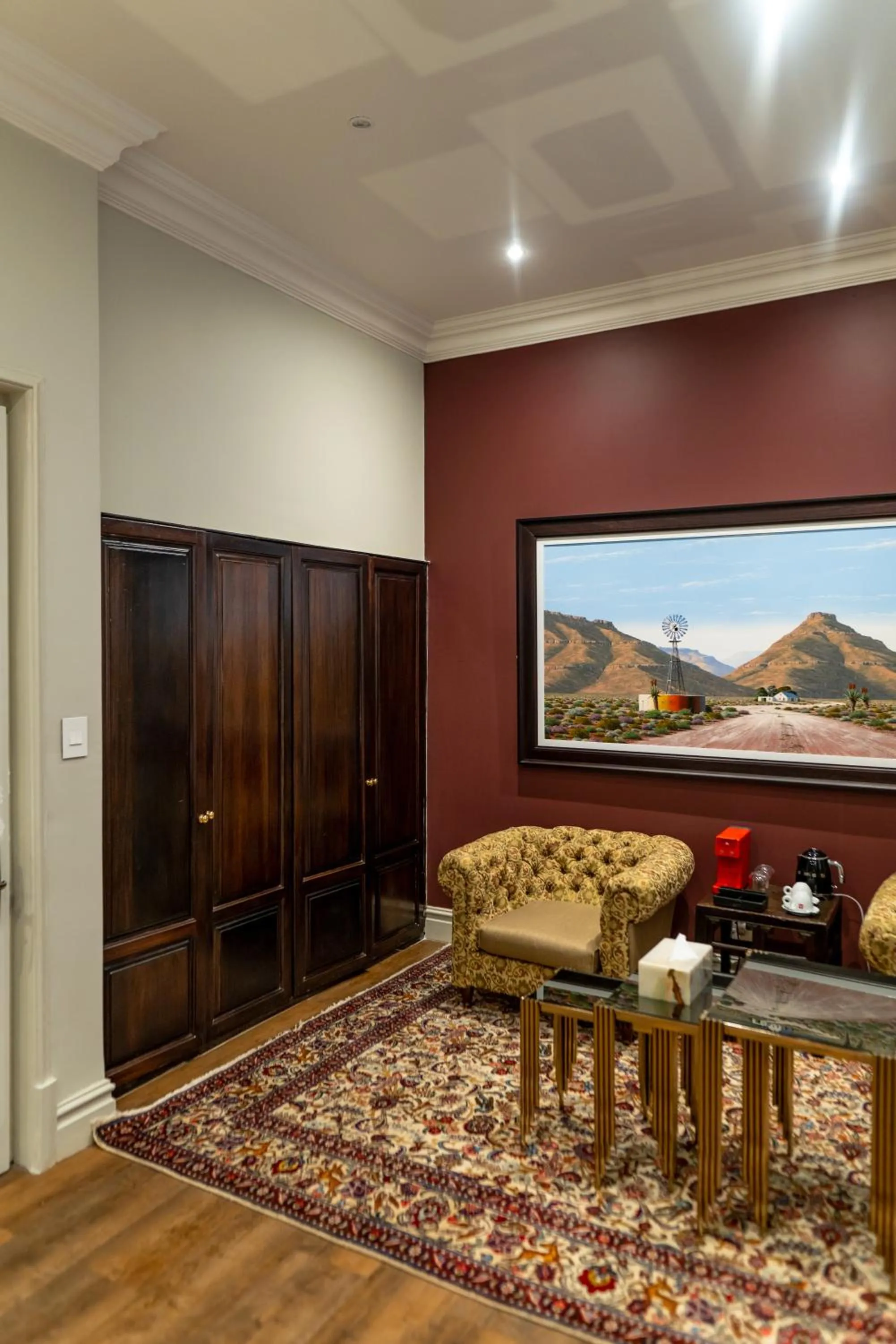 Seating area in The Monarch Hotel