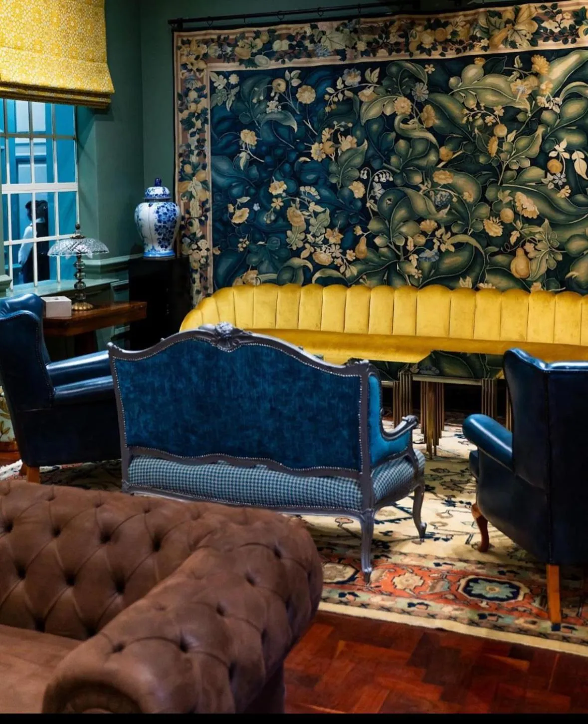 Seating area in The Monarch Hotel