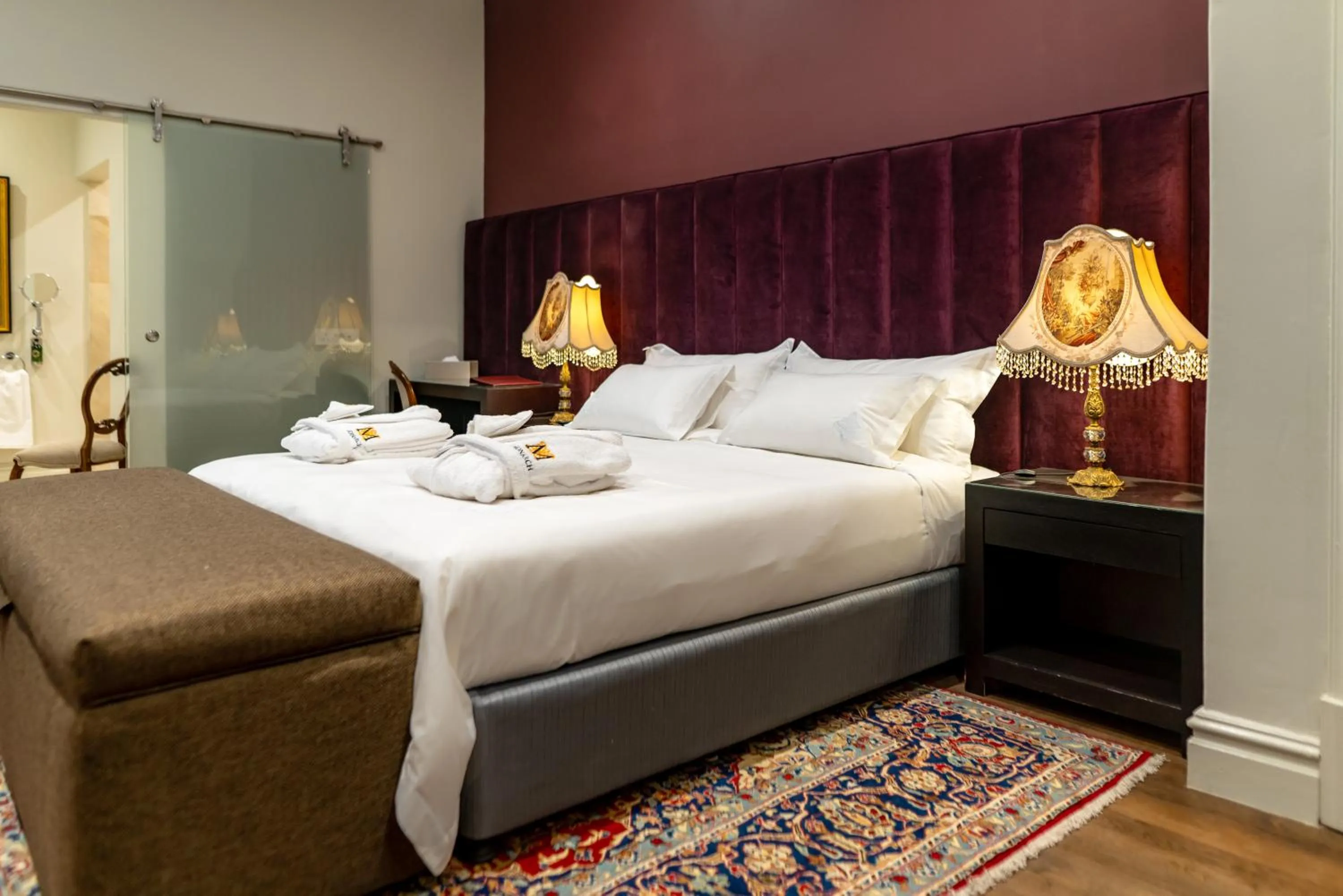 Bed in The Monarch Hotel