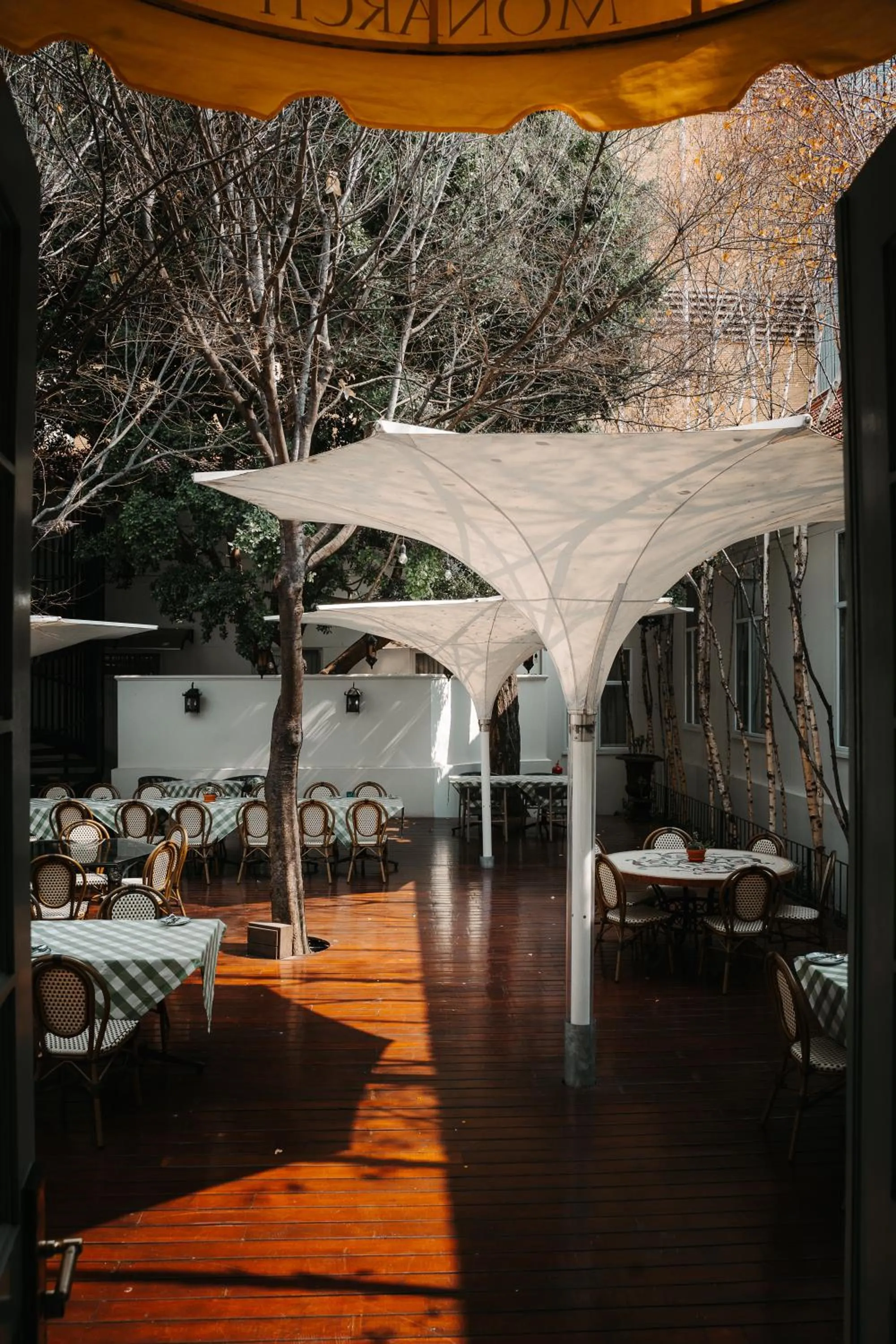 Patio in The Monarch Hotel