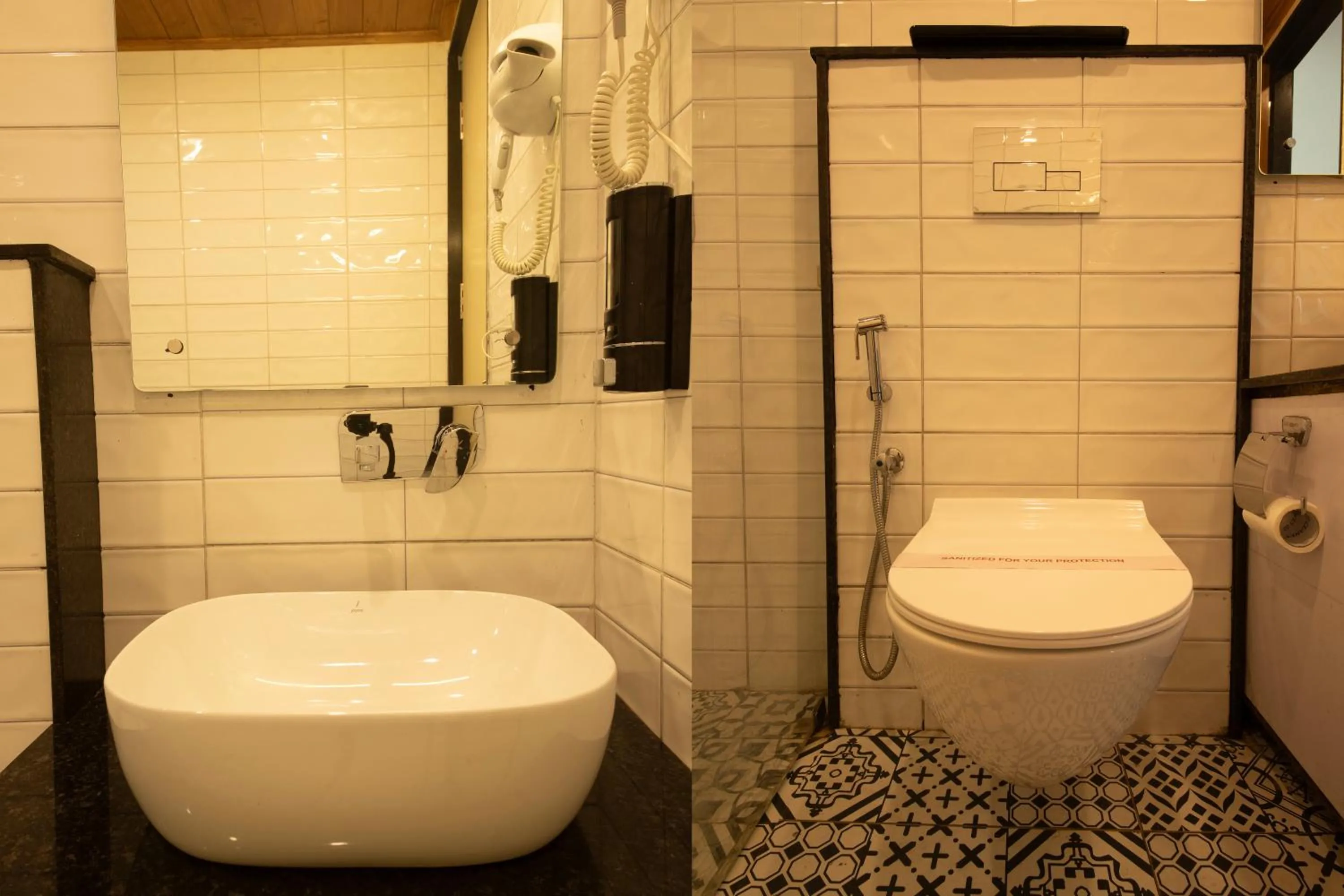 Bathroom in Perfectstayz Premium Westend at Mall Road