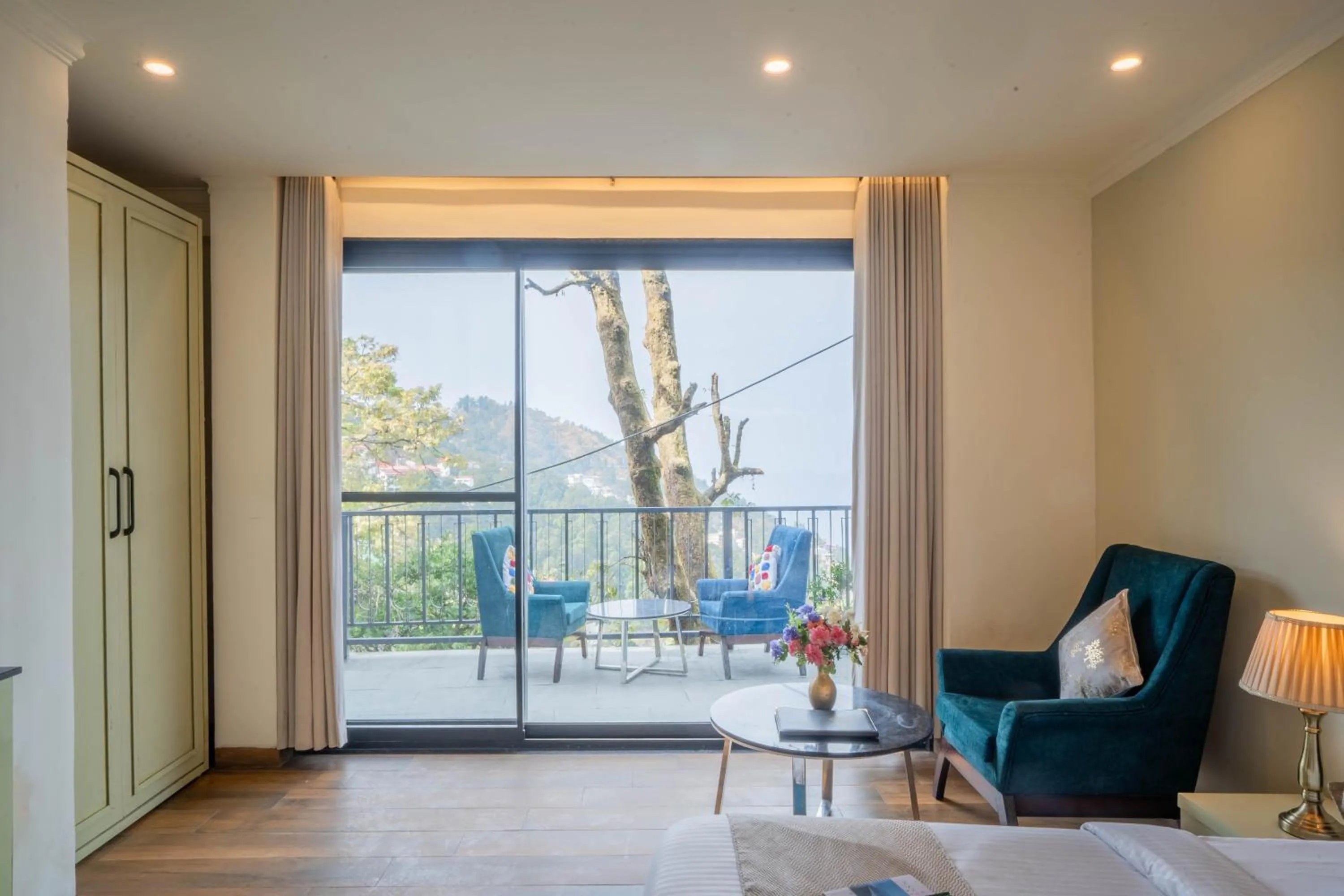 Balcony/Terrace in Perfectstayz Premium Westend at Mall Road