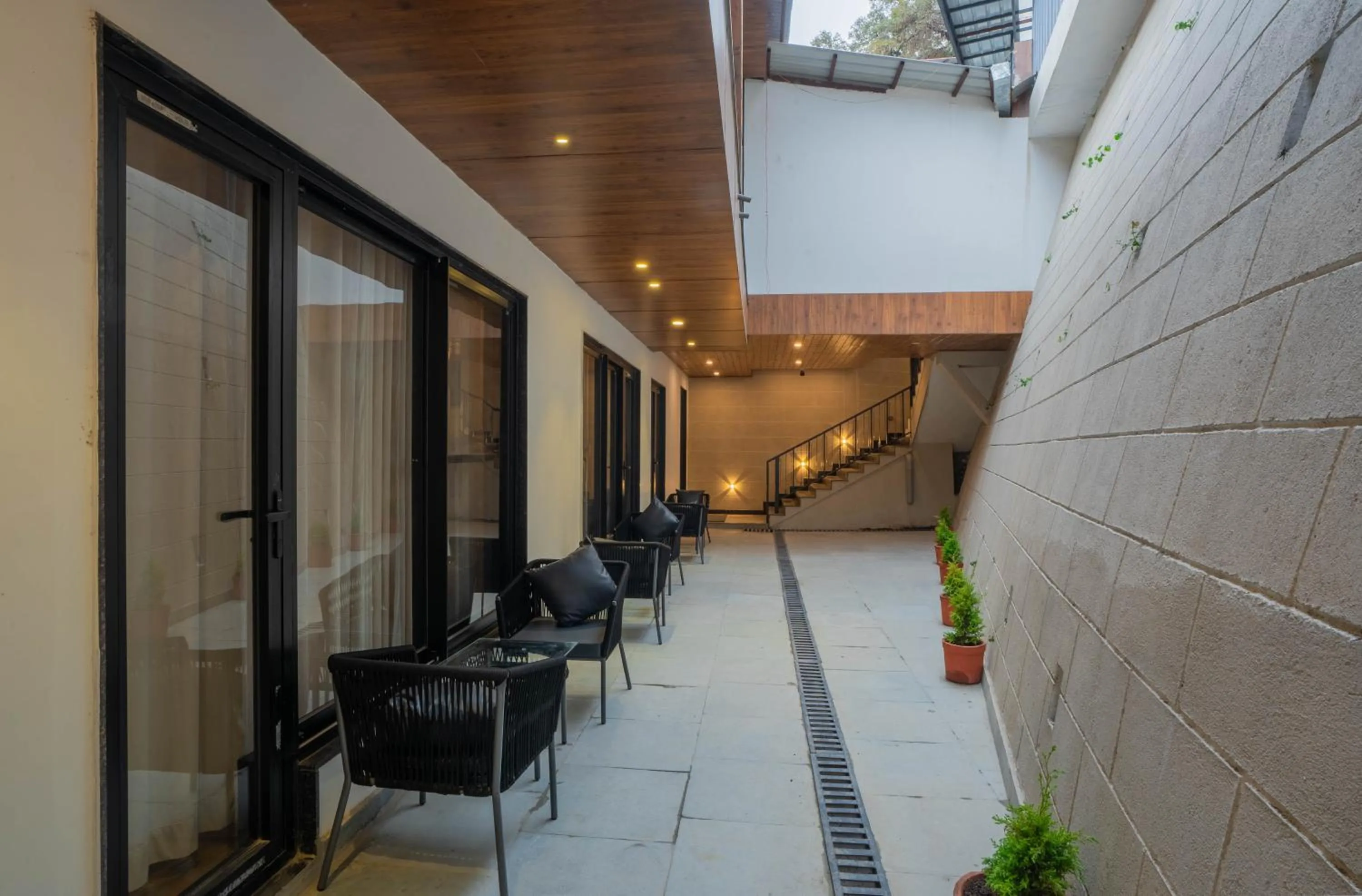 Balcony/Terrace in Perfectstayz Premium Westend at Mall Road
