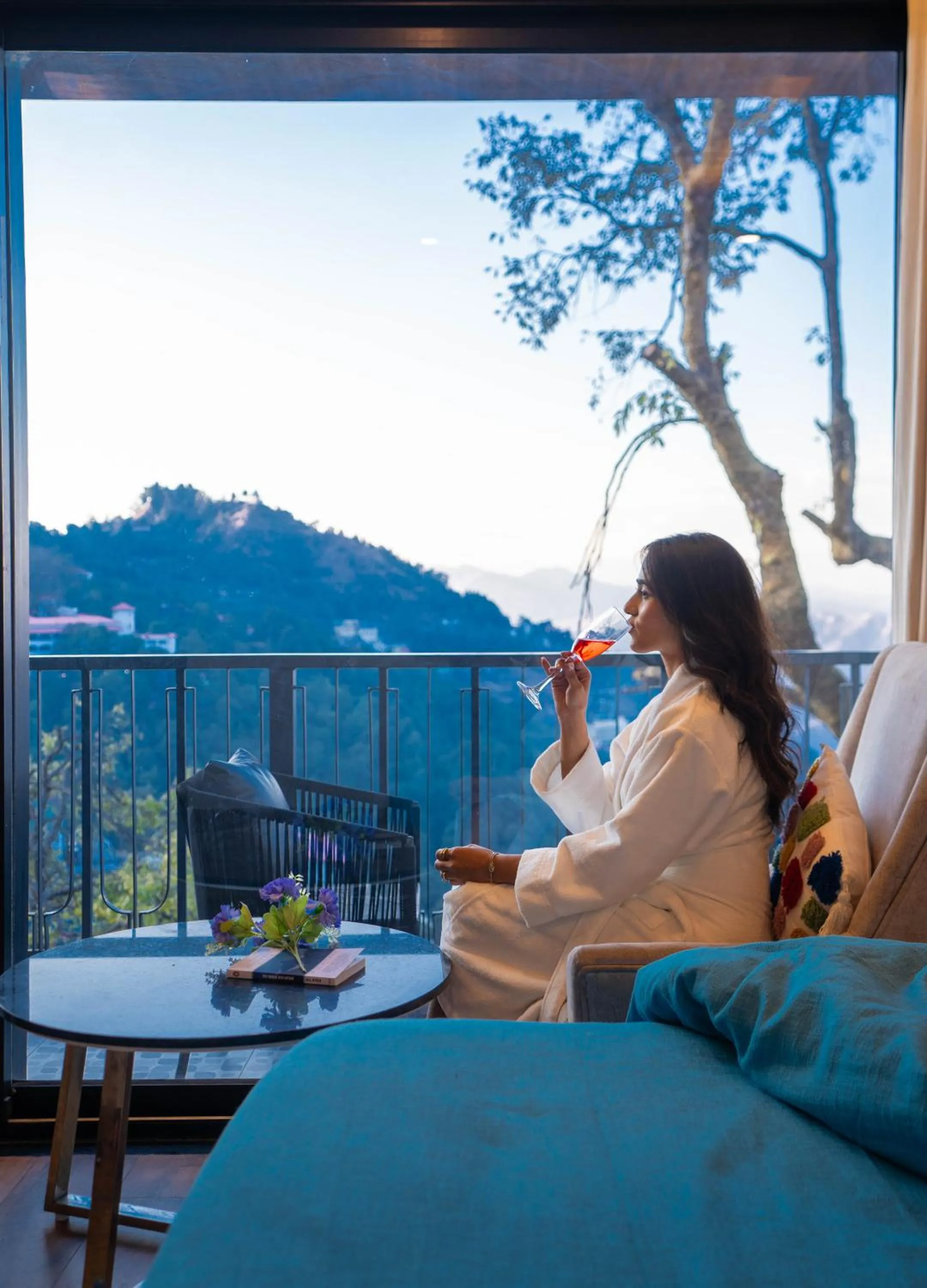 Balcony/Terrace in Perfectstayz Premium Westend at Mall Road