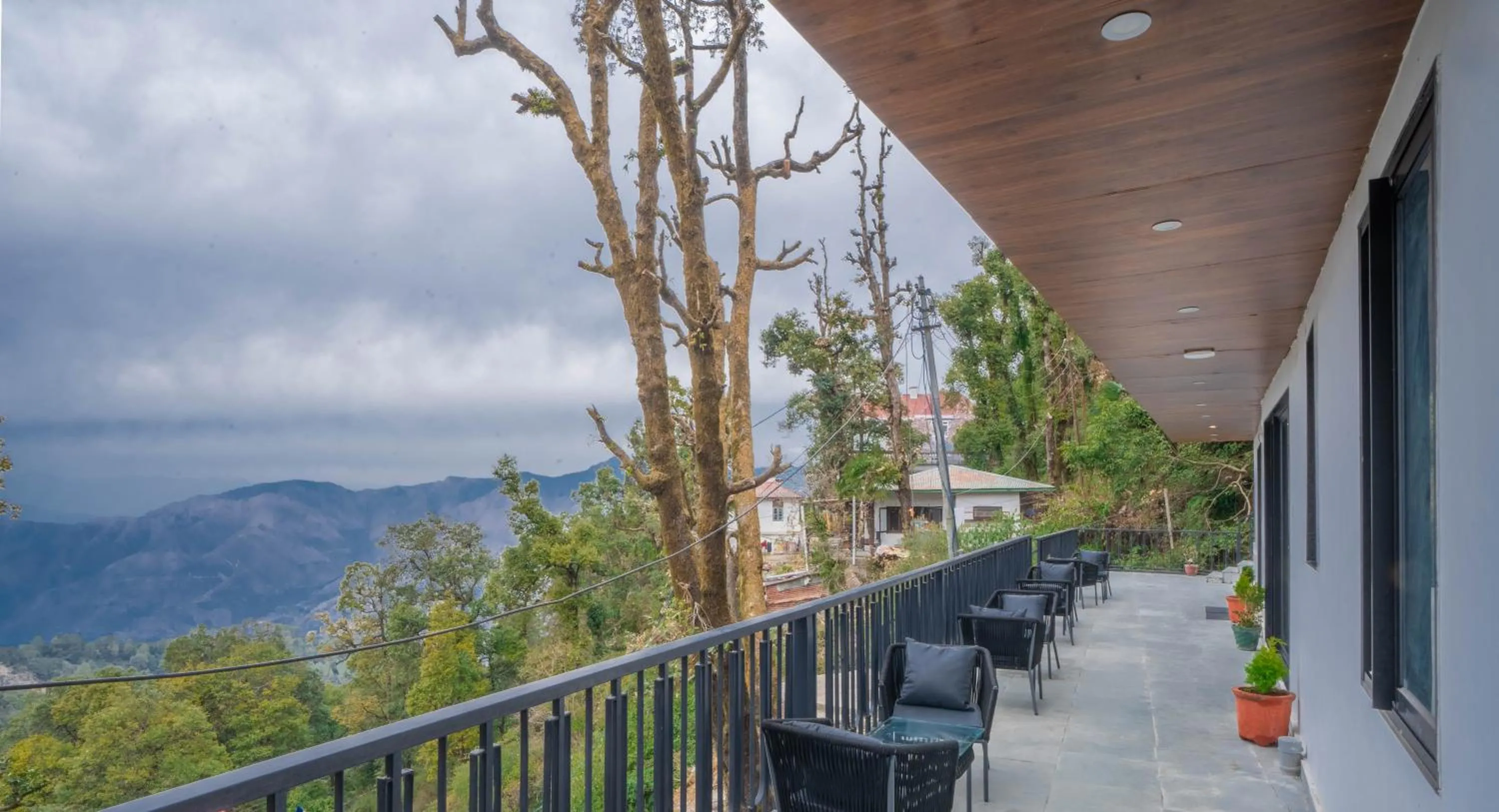 Balcony/Terrace in Perfectstayz Premium Westend at Mall Road