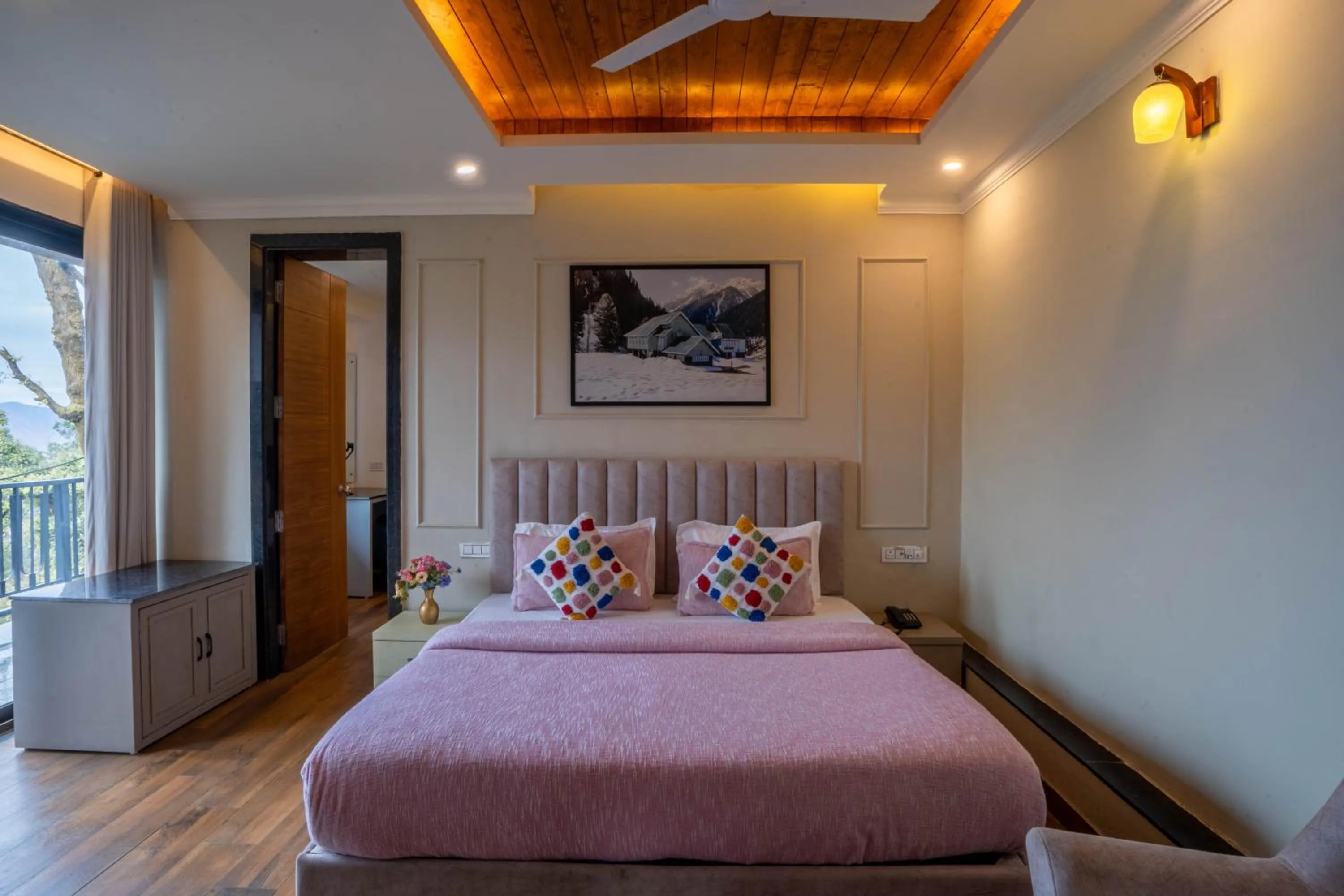 Bed in Perfectstayz Premium Westend at Mall Road